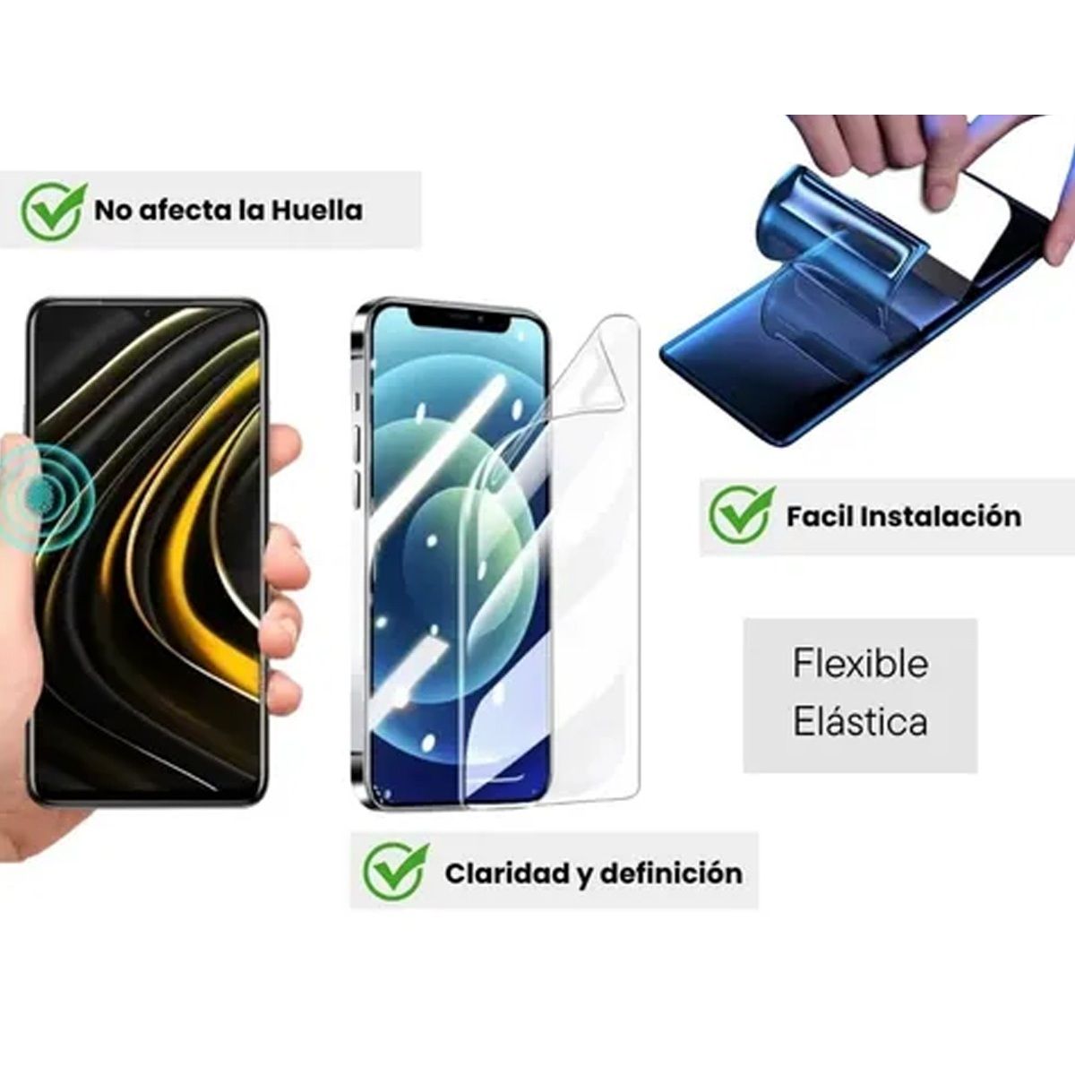 GENERICO - Mica Hidrogel HD Para Xiaomi Redmi 14T