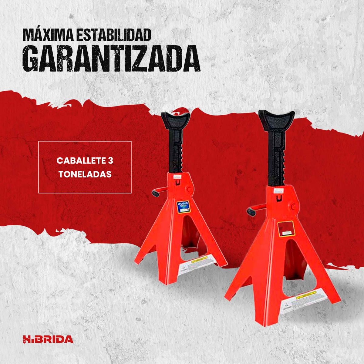 Set 2 Caballetes Mecánicos 3 Toneladas Automotriz, marca SAFARI - Foto 2