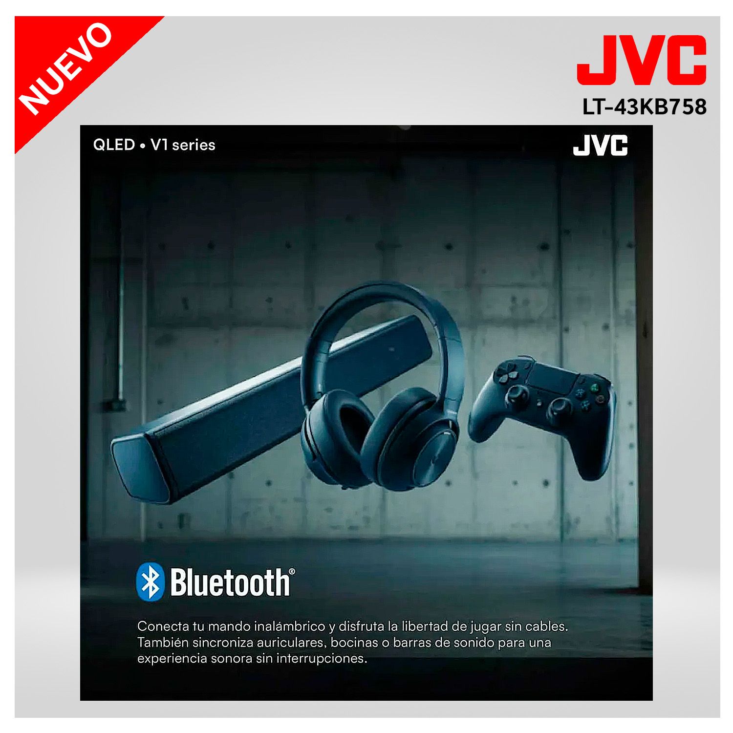 Televisor JVC 43 QLED Google TV LT-43KM4584 Modelo Nuevo 3