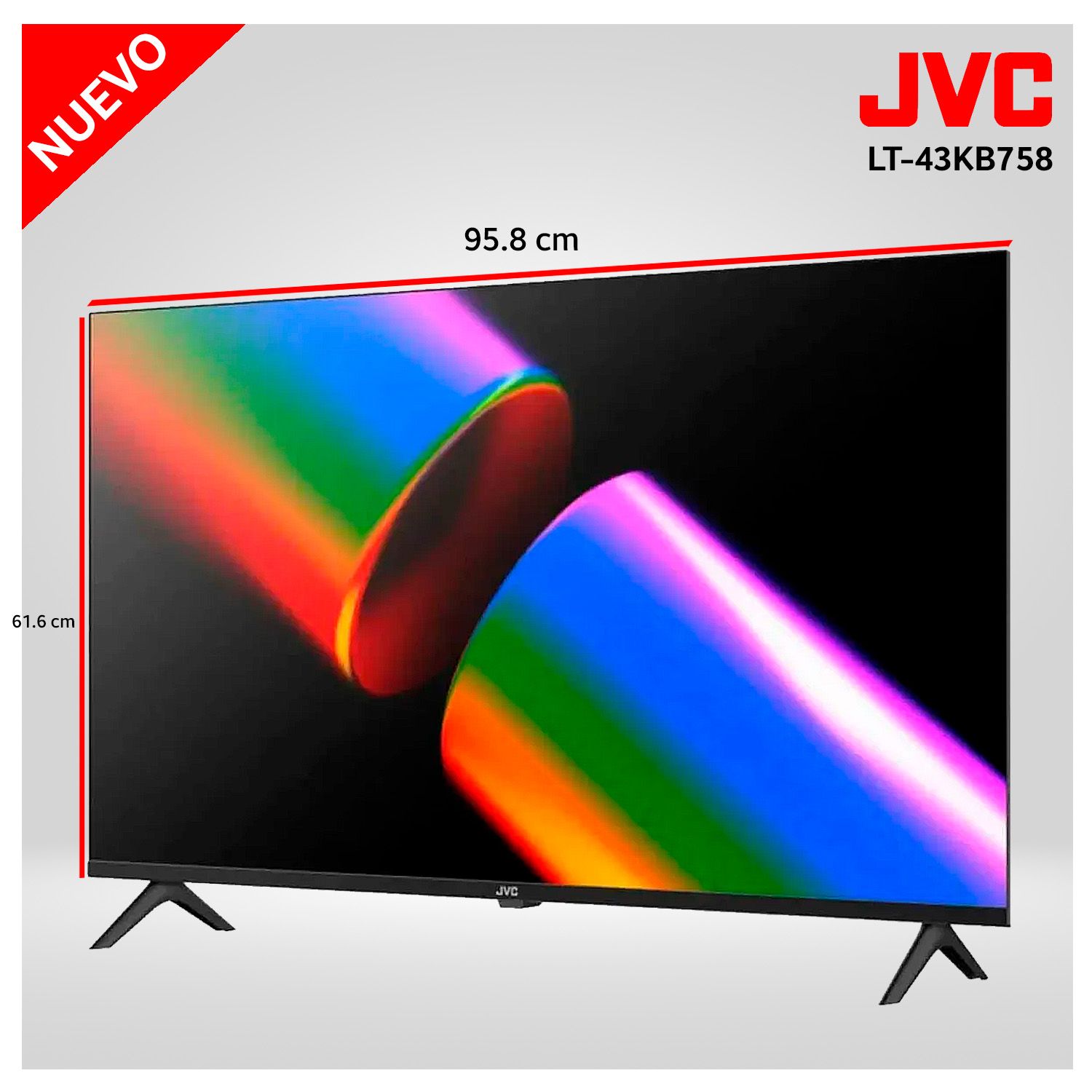 Televisor JVC 43 QLED Google TV LT-43KM4584 Modelo Nuevo 5