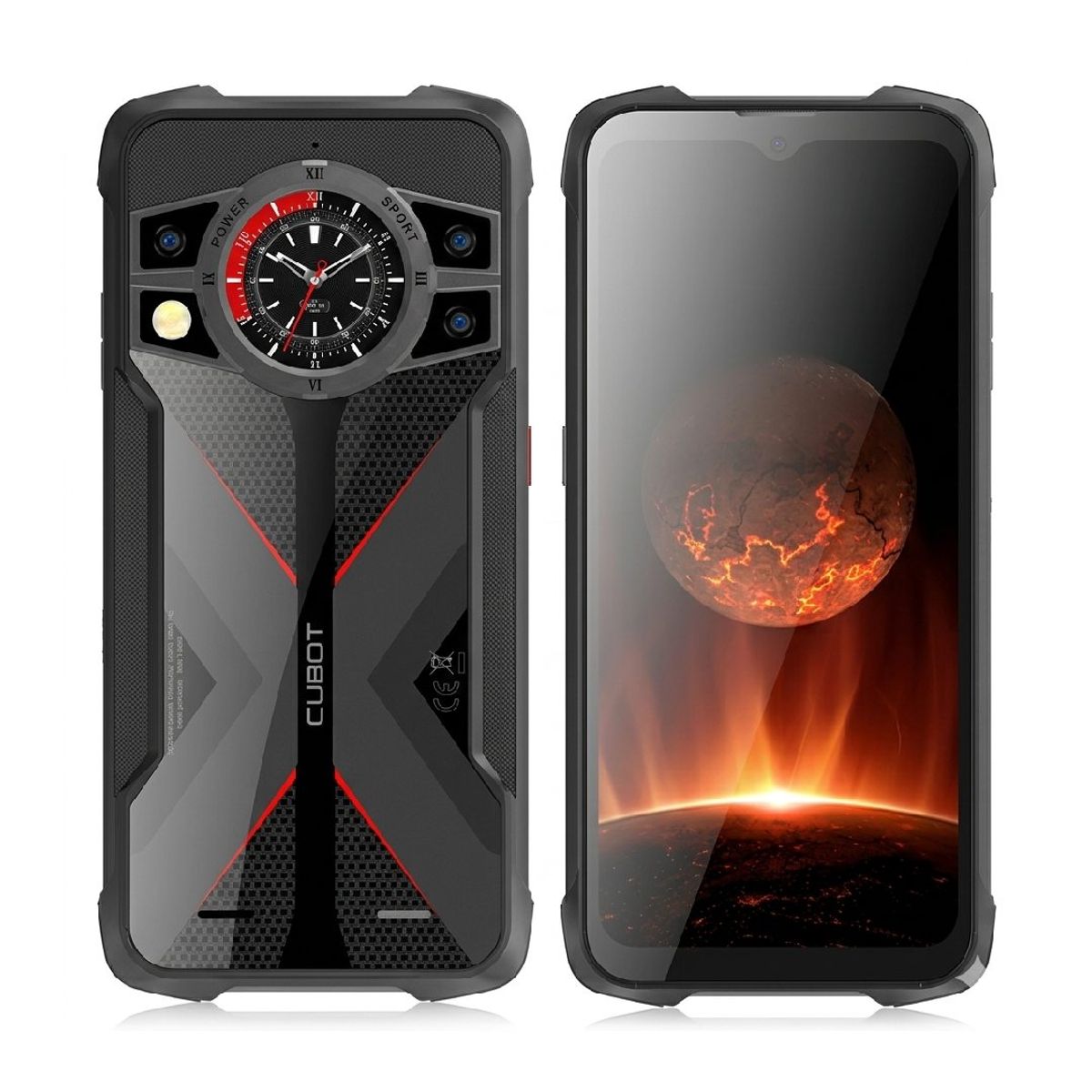Celular Cubot KingKong 9 Resistente 12GB RAM Expandible 24GB ROM 256GB 100MP + 24MP visión Noctura, marca CUBOT - Foto Principal