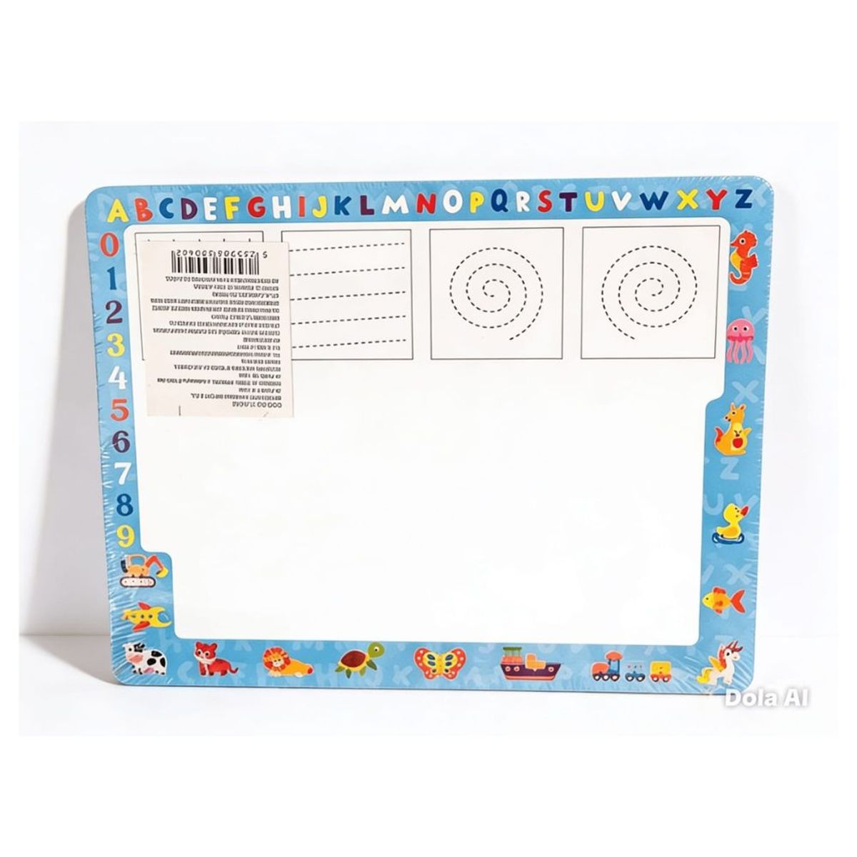 GENERICO - Rompecabeza de Patito de encaje alto relieve 3 en 1 con pizarra y marcador para niños