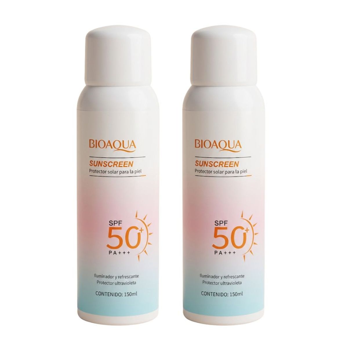 BIOAQUA - Bioaqua Bloqueador Solar Spray SPF 50+ 150ml Aclarante Hidratante
