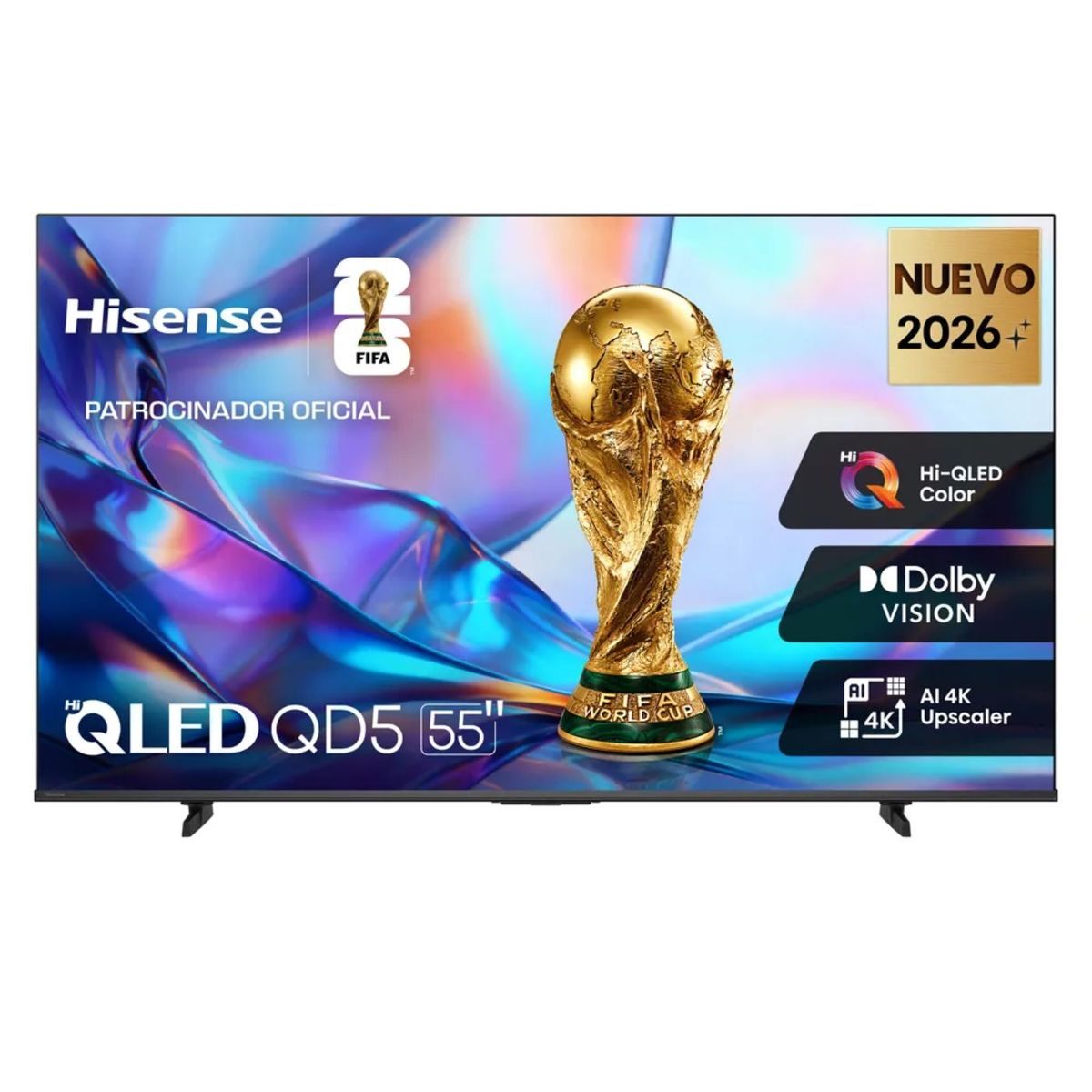HISENSE - Televisor Hisense 55'' QLED UHD 4K 55QD5SV 2026
