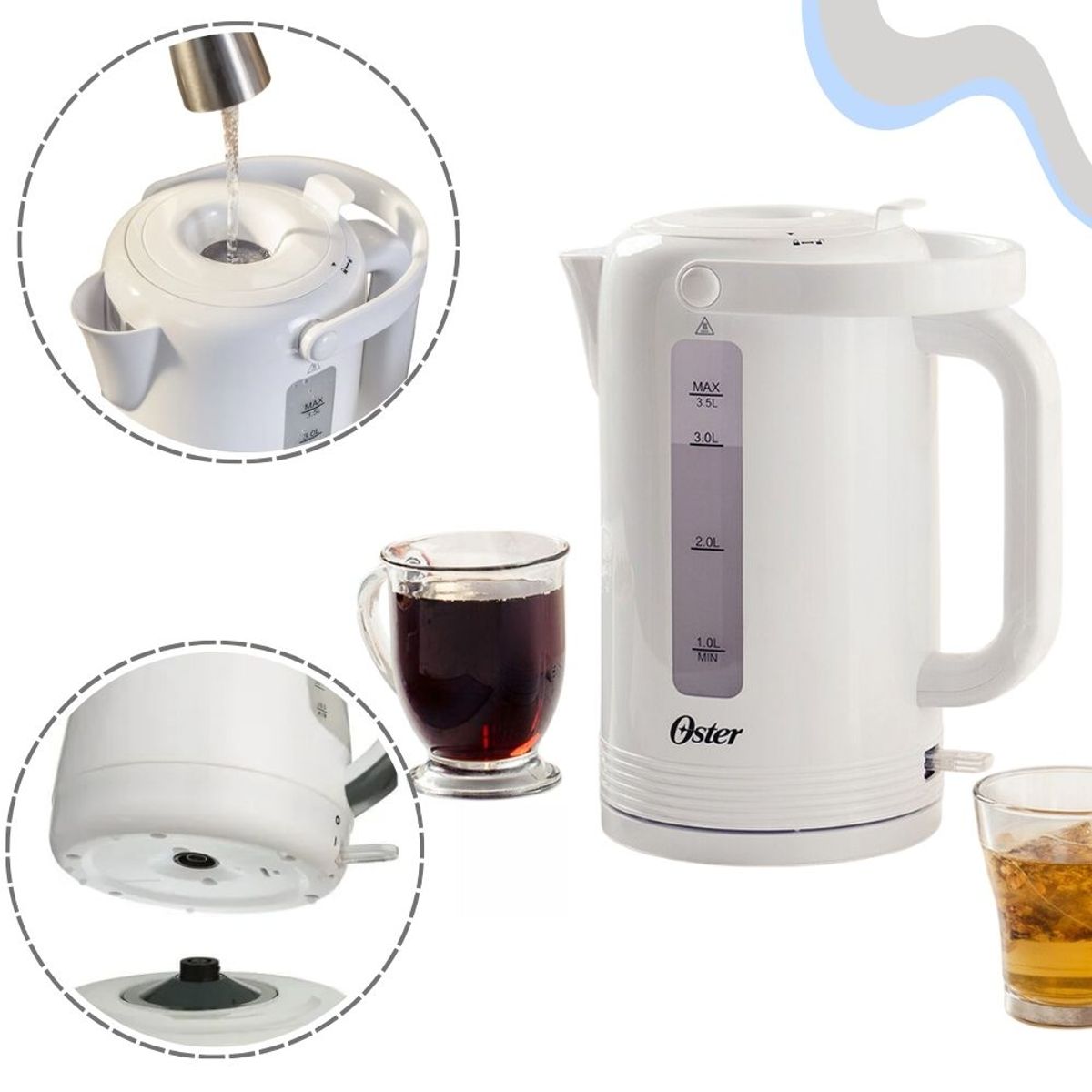 OSTER - Hervidor Eléctrico Oster de 3.5 Lt