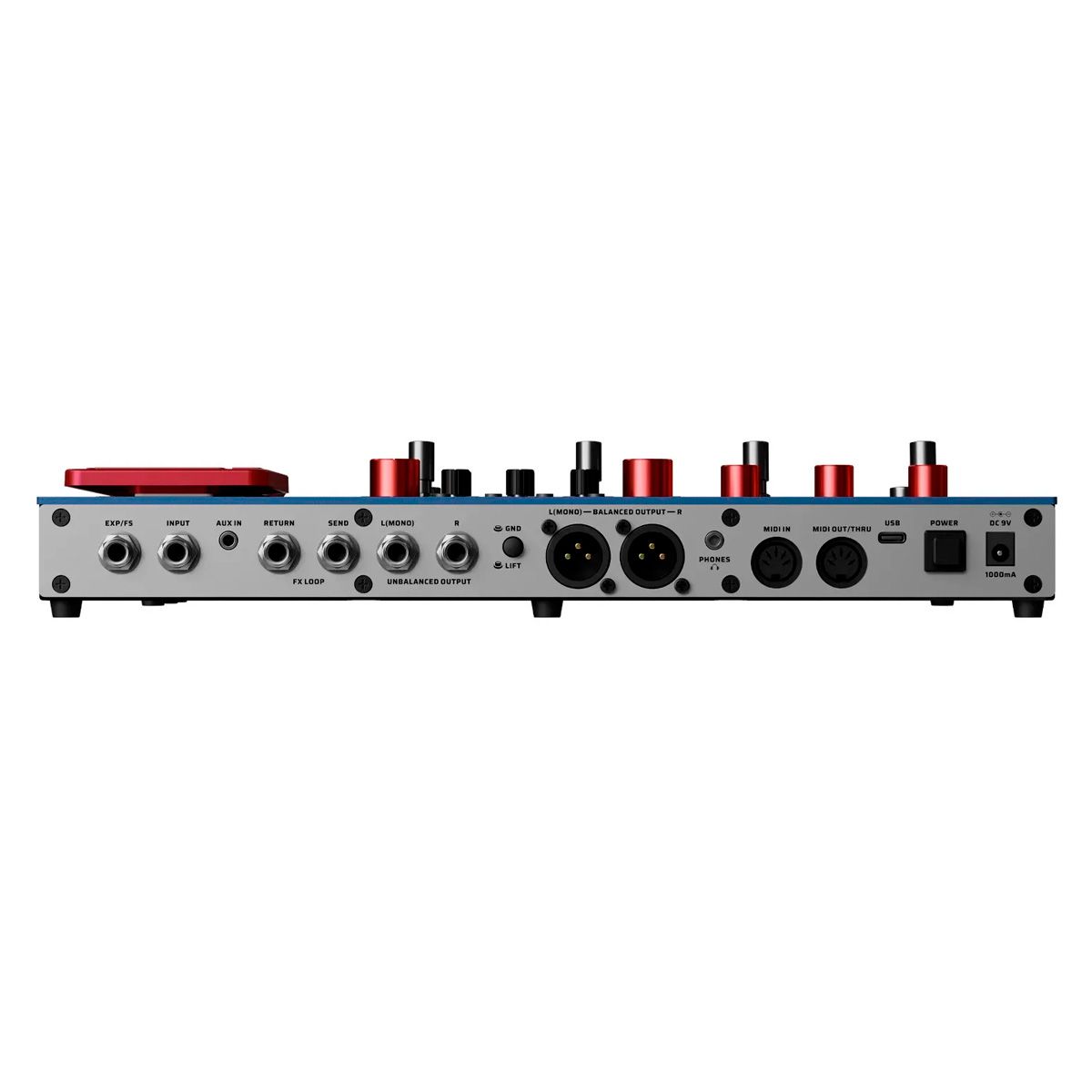 VALETON - Pedalera Para Guitarra Eléctrica Valeton GP200X Azul Con Pedal Expresión