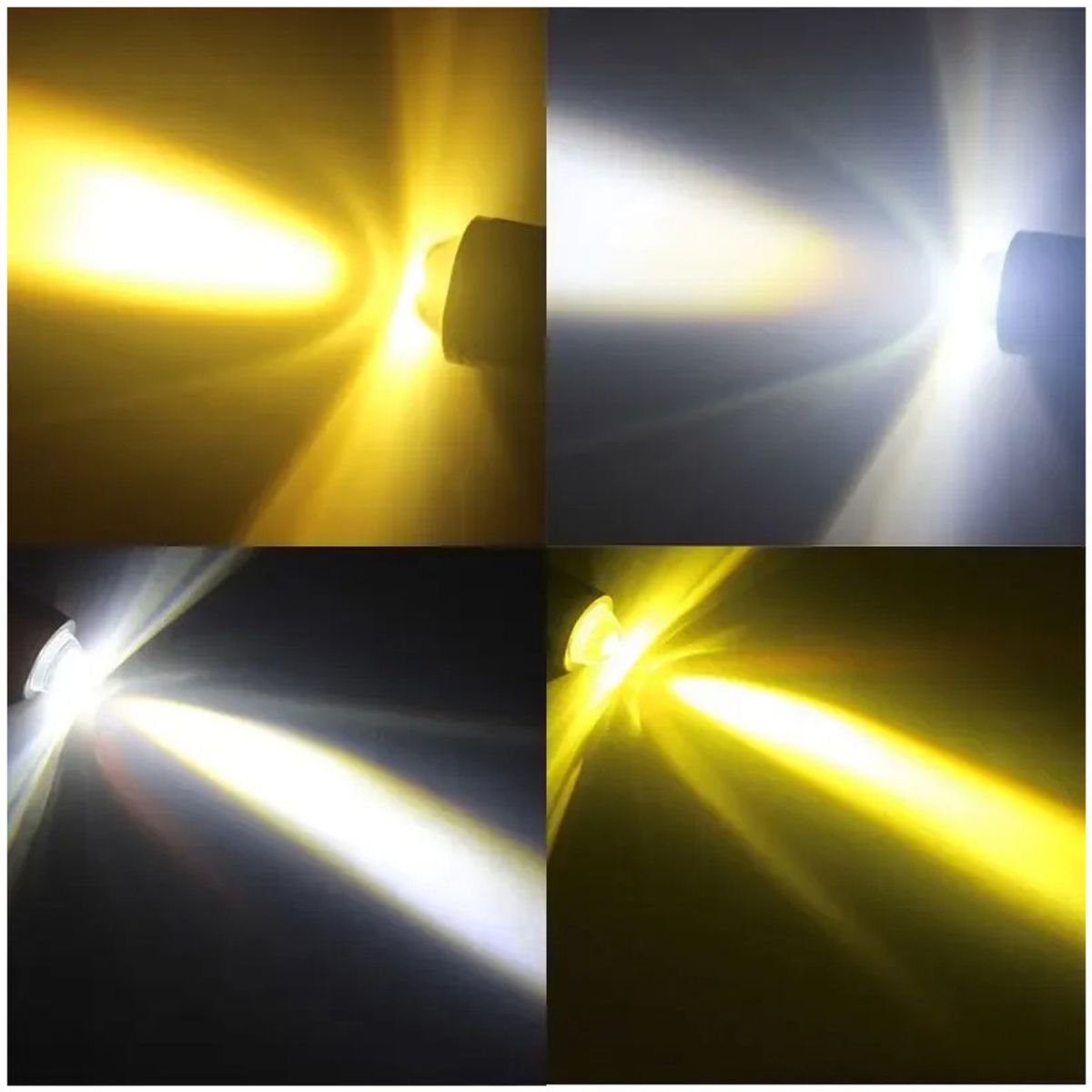 JET - Foco Led GL Lupa Dual Alta Baja Para Moto 30W