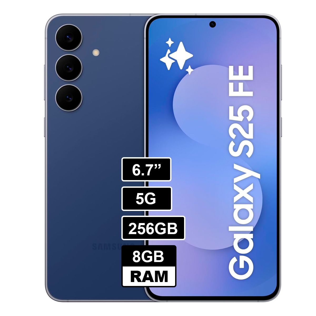 SAMSUNG - Galaxy S25 FE 256GB 8GB RAM Navy