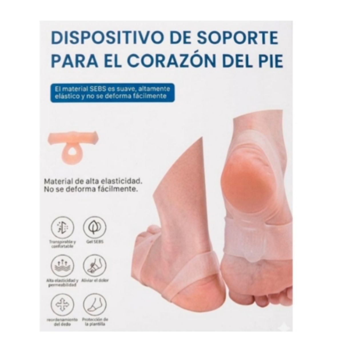 GENERICO - SOPORTE PARA EL ARCO DEL PIE DE SILICONA