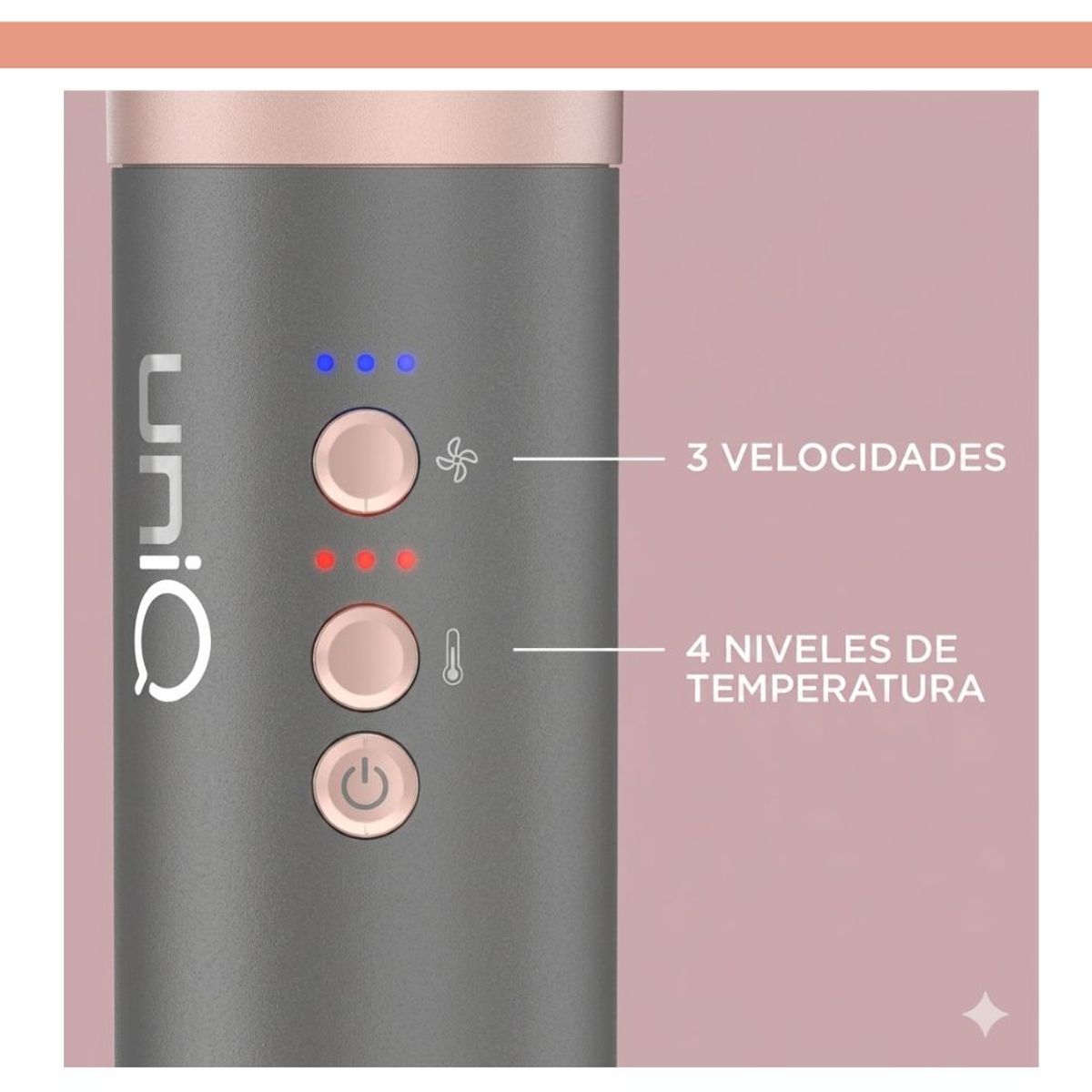Gama - Cepillo Modelador Gama UniQ Flow 9 en 1 Multistyler