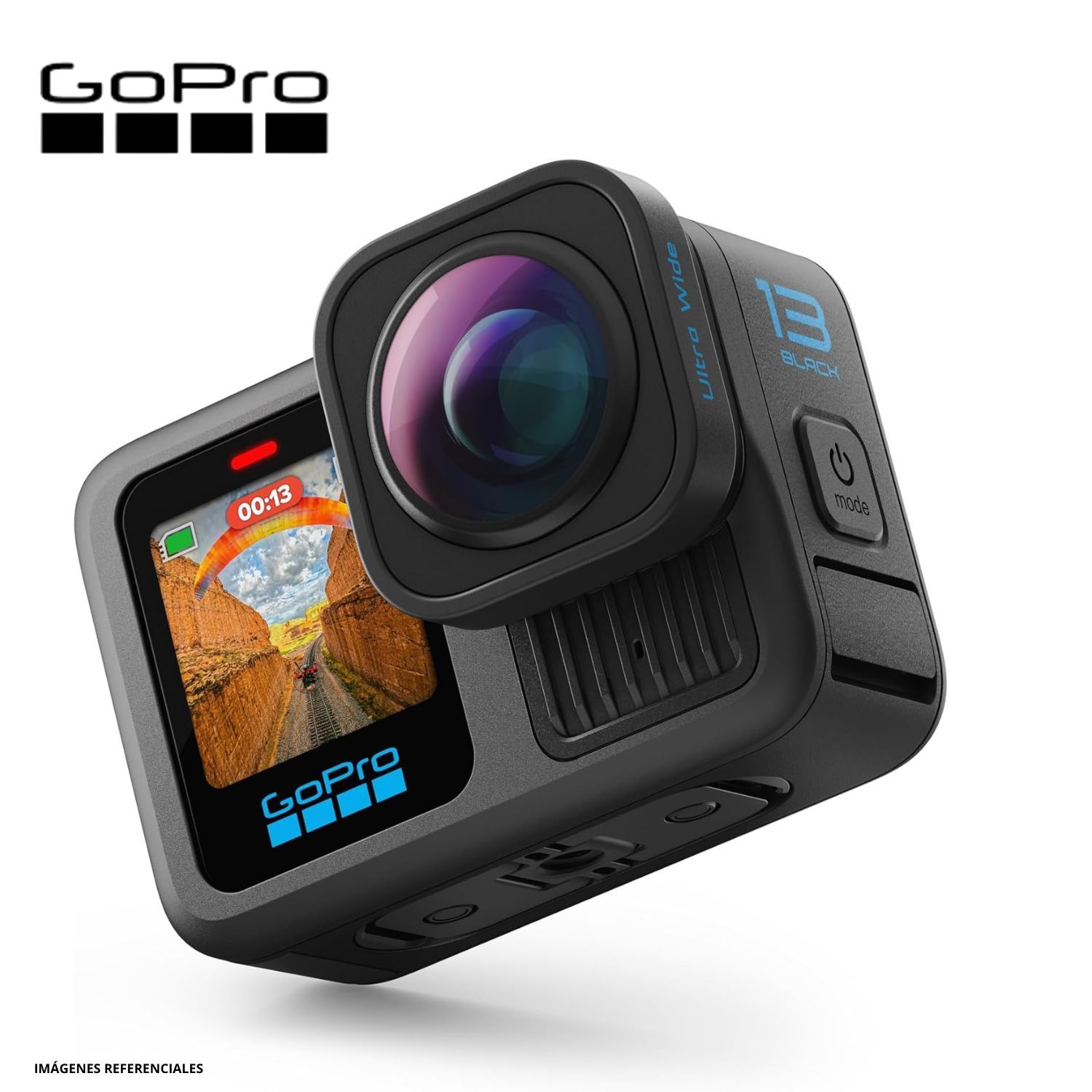 Cámara Profesional GoPro Hero13 Black 4K Ultra Wide Sumergible 10m 3