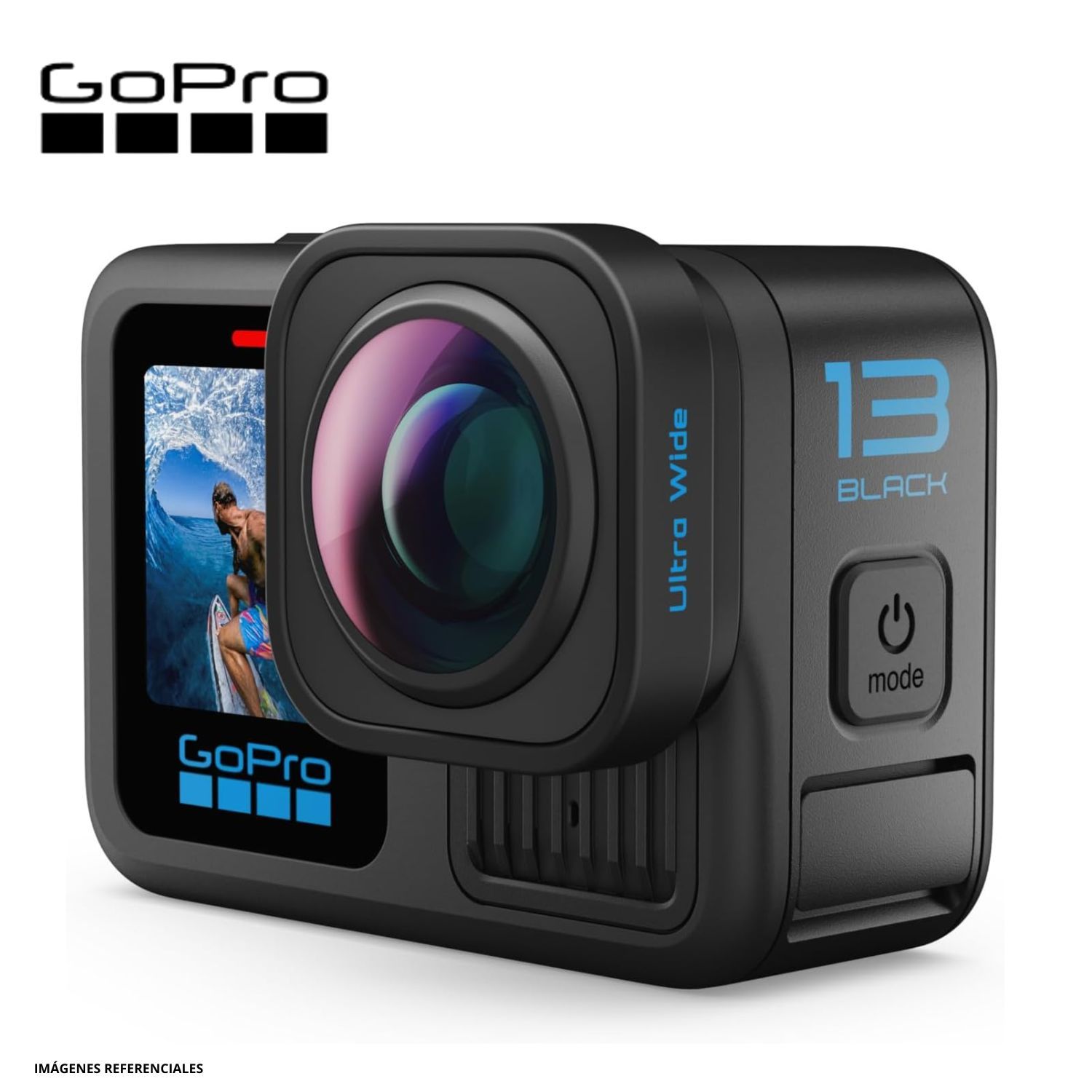 Cámara Profesional GoPro Hero13 Black 4K Ultra Wide Sumergible 10m 4