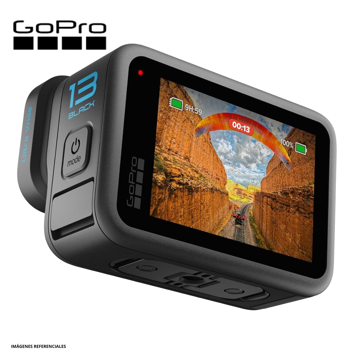 Cámara Profesional GoPro Hero13 Black 4K Ultra Wide Sumergible 10m 5