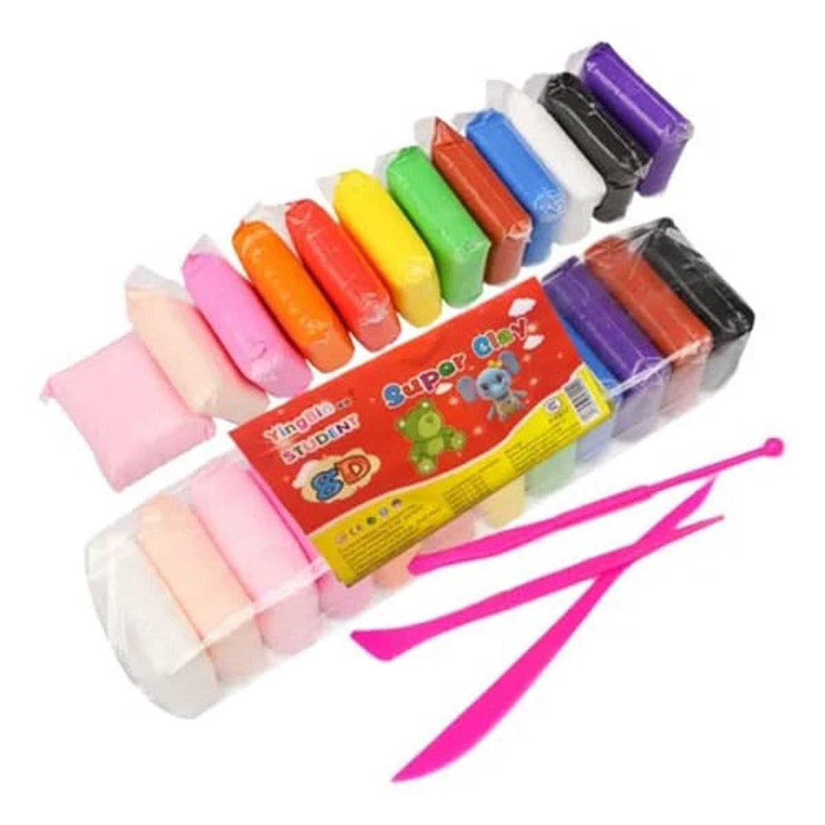 GENERICO - FOAMY MOLDEABLE MINI SET 12 COLORES