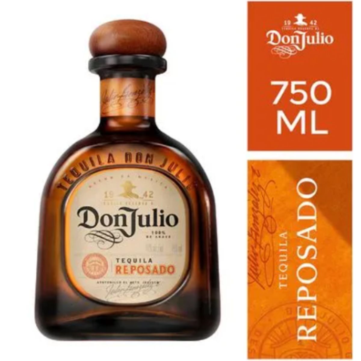 DON JULIO - TEQUILA DON JULIO REPOSADO 750 ML