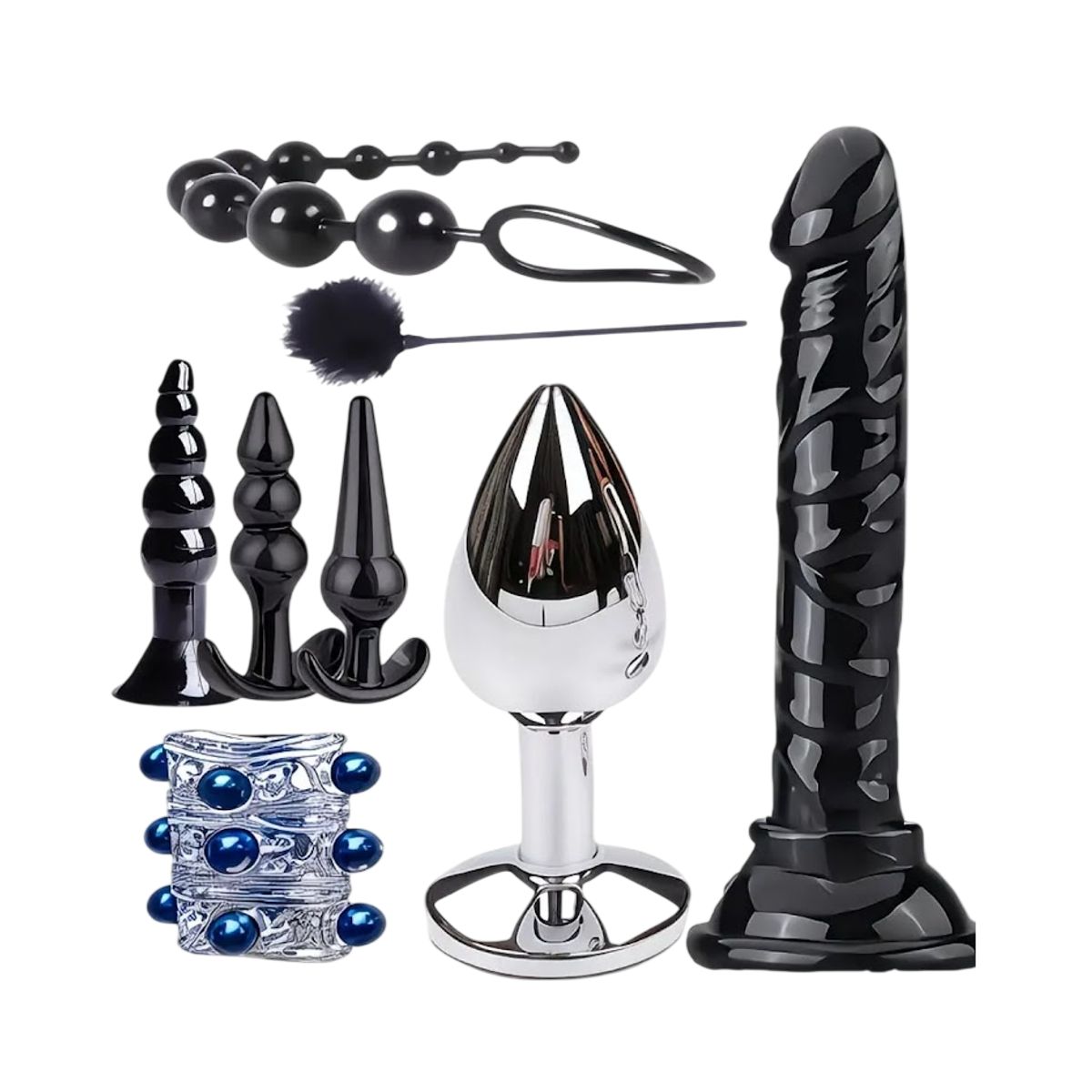 GENERICO - TAPON ANAL PLUG DILDO JUGUETES DE PAREJAS