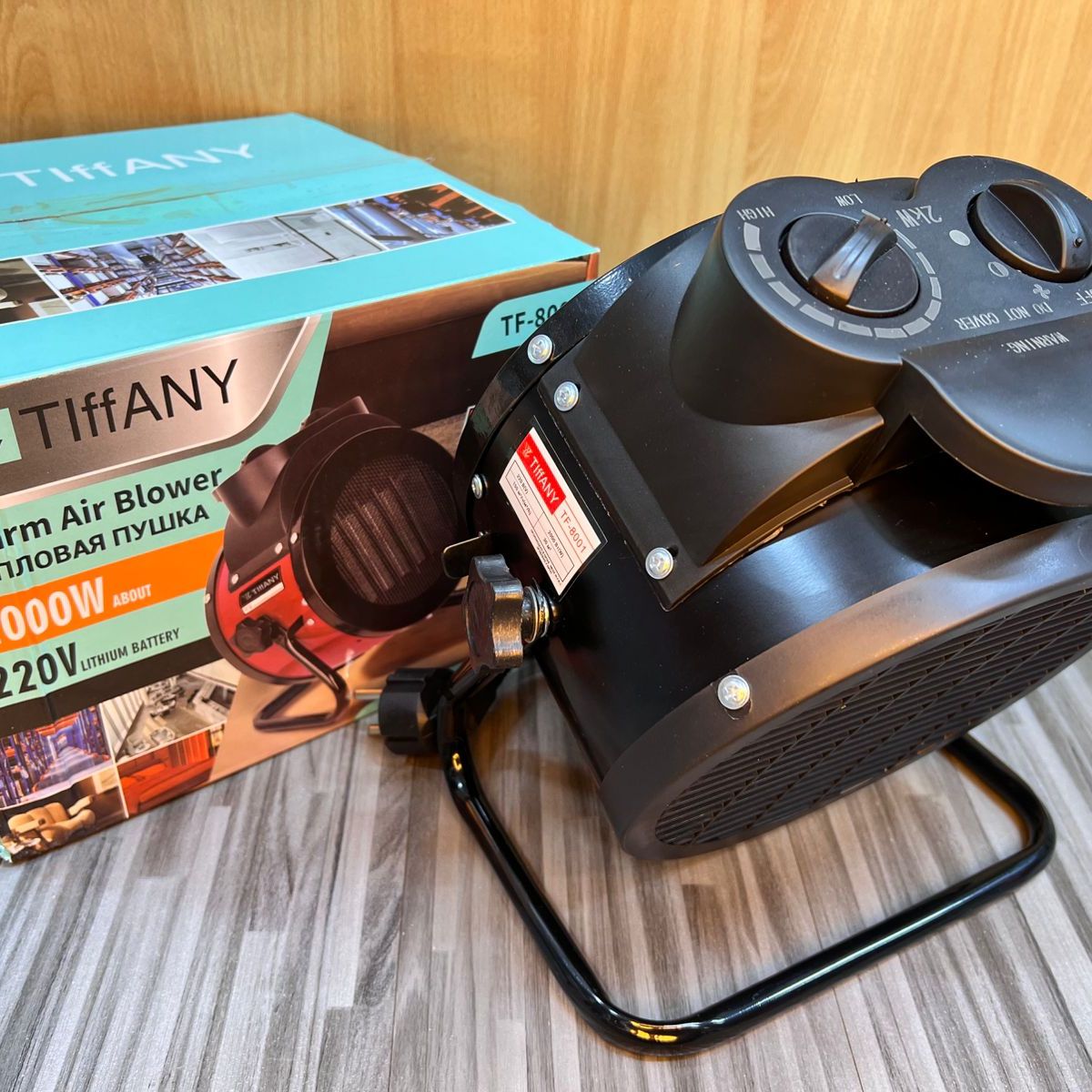 GENERICO - CALEFACTOR  DE 2000W TF - 8001 (MARCA TIFFANY)