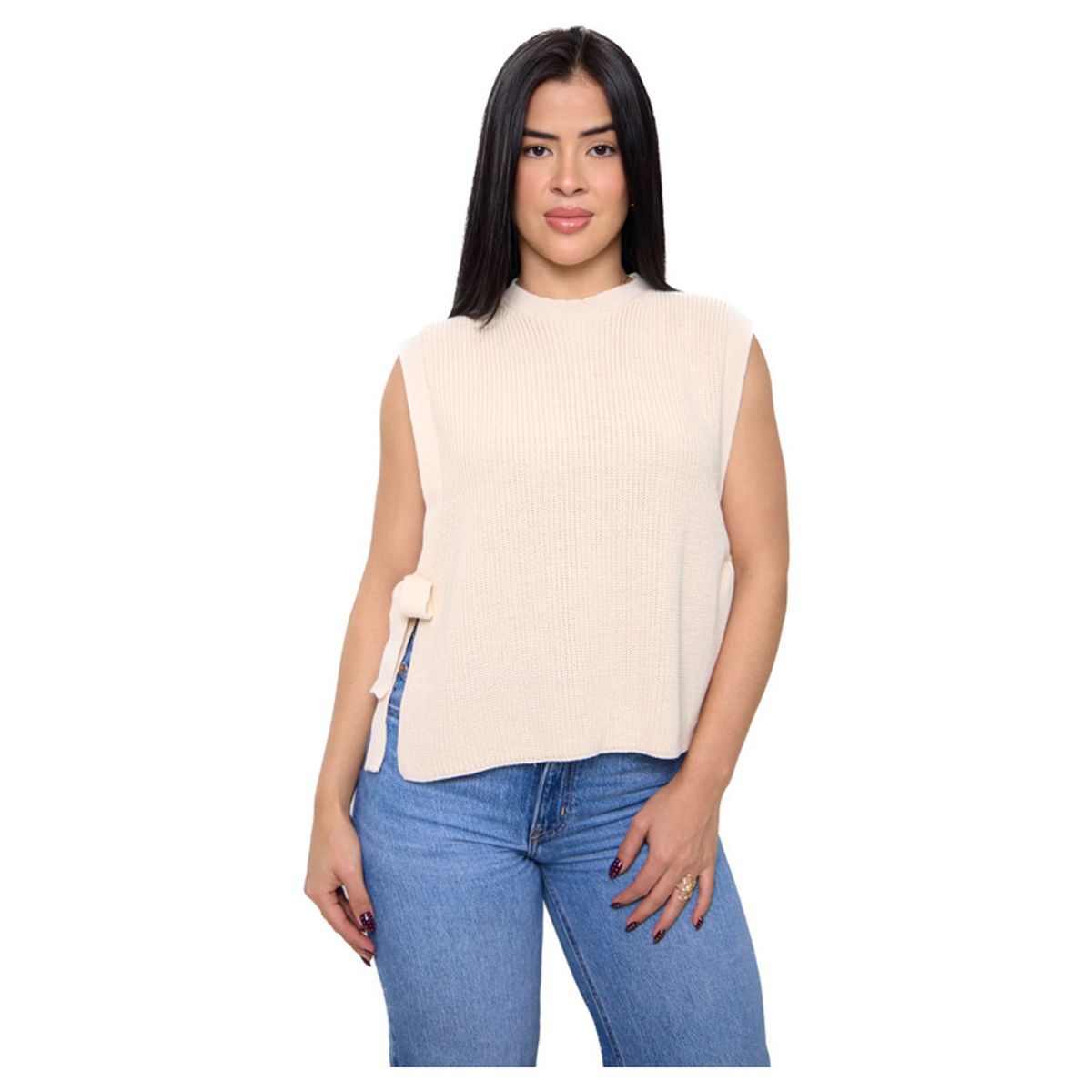GENERICO - CHALECO TEJIDO PARA MUJER