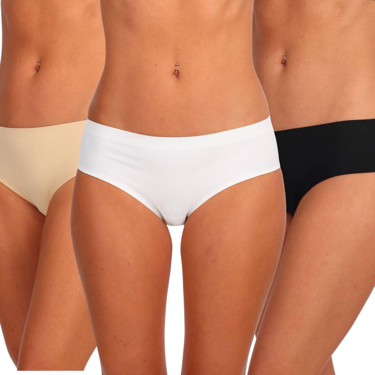 Caffarena - Pantaleta Sin Costuras Pack 3 51423