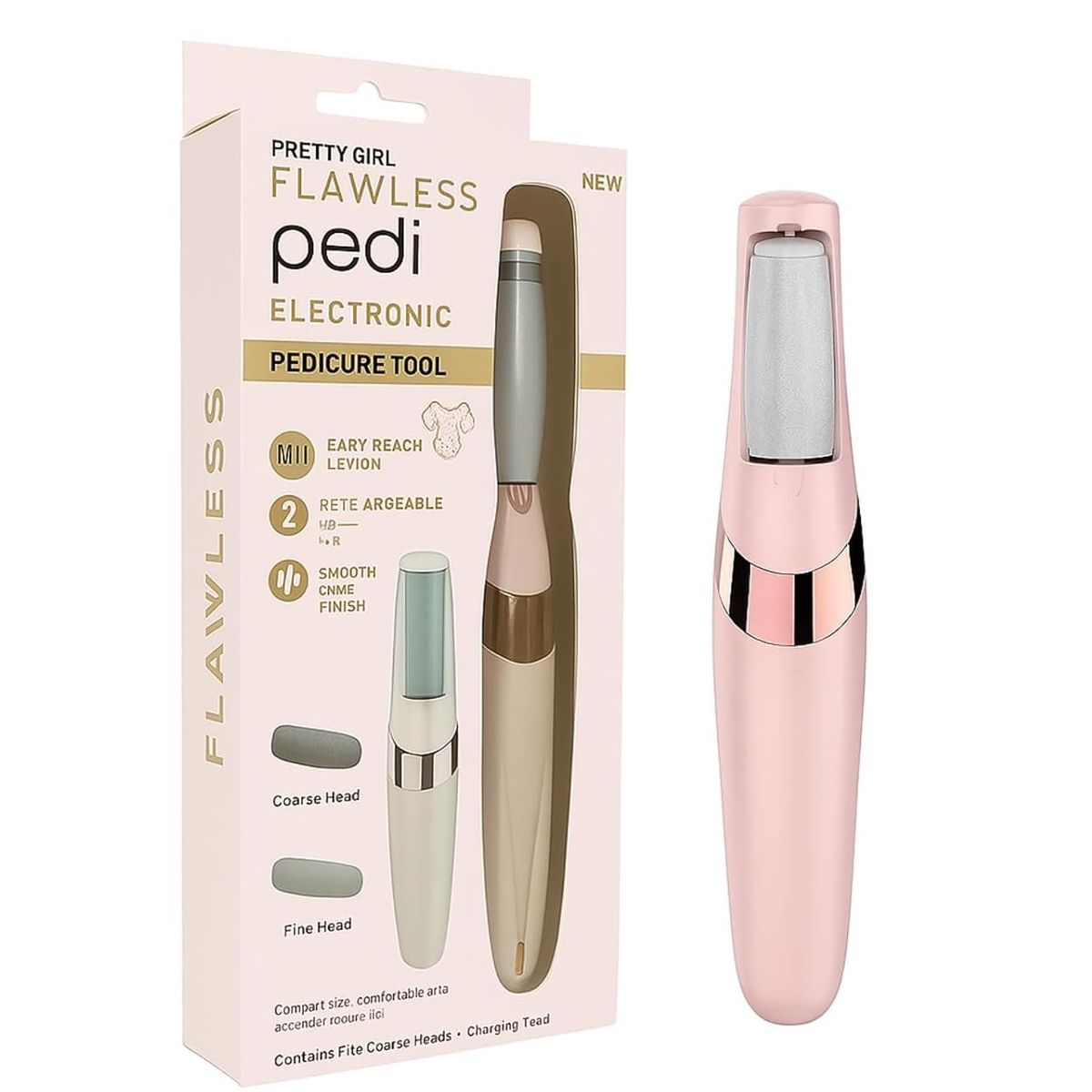 GENERICO - Eliminar Callos De Forma Eficaz Pulidor Pedicuria Removedor