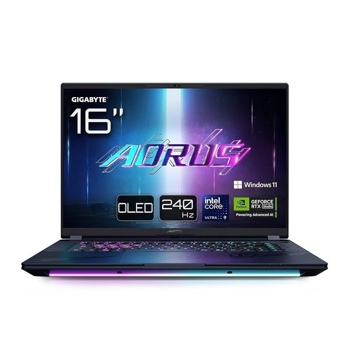 GIGABYTE - Laptop Gigabyte AORUS 16 WQXGA, 165Hz, Intel i9, 64GB RAM, 1TB SSD, rendimiento gamer exc