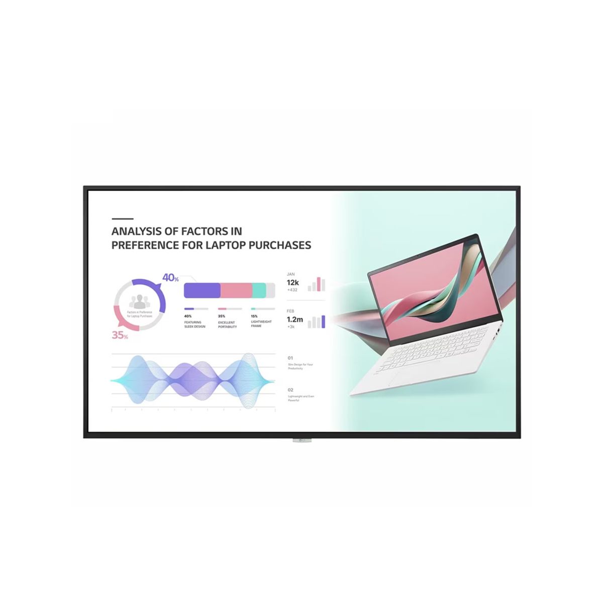 LG - Monitor LG LED 55 Ultra HD 55UH5J-H - Imágenes Vibrantes y Amplio Tamaño para Negocios y