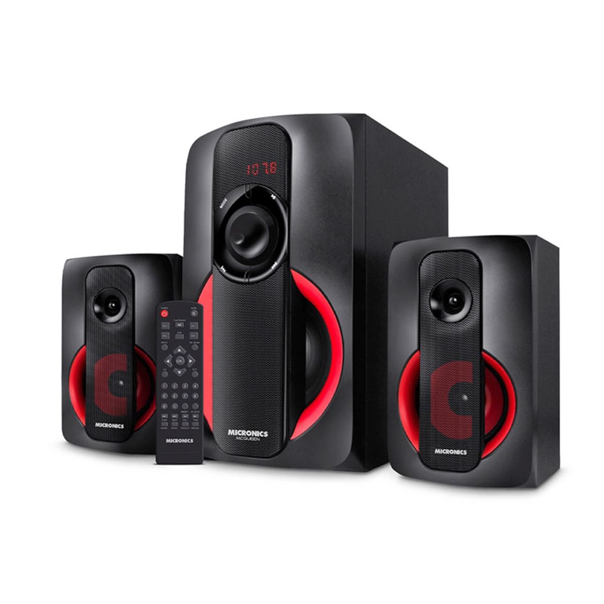 MICRONICS - Parlante Micronics MC S7528 2.1 BT con conectividad USB y FM