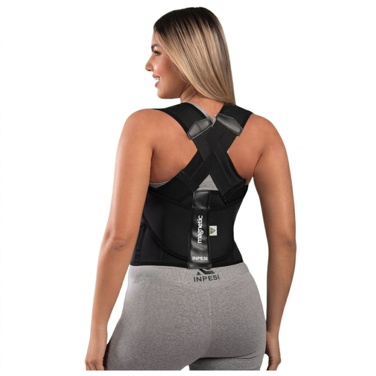 GENERAL - Corrector de Postura Magnético 5D Inpesi Faja Soporte Espalda Talla M UNISEX