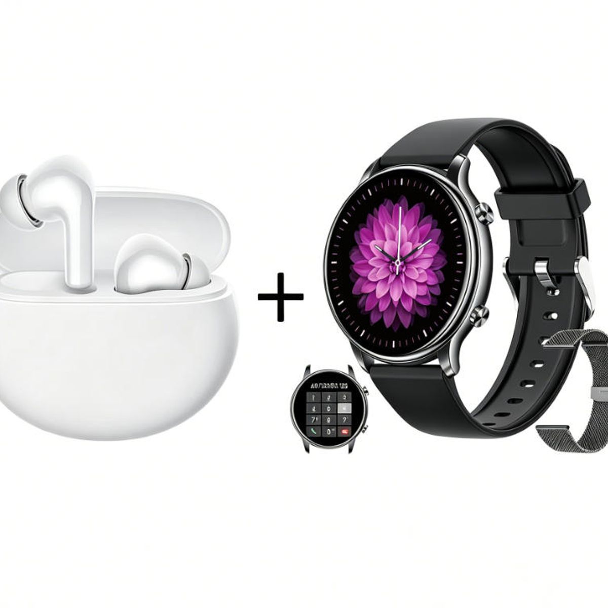 XIAOMI - Y66 Smartwatch+Audífonos  Auriculares Bluetooth XIAOMI Redmi buds 4 Active