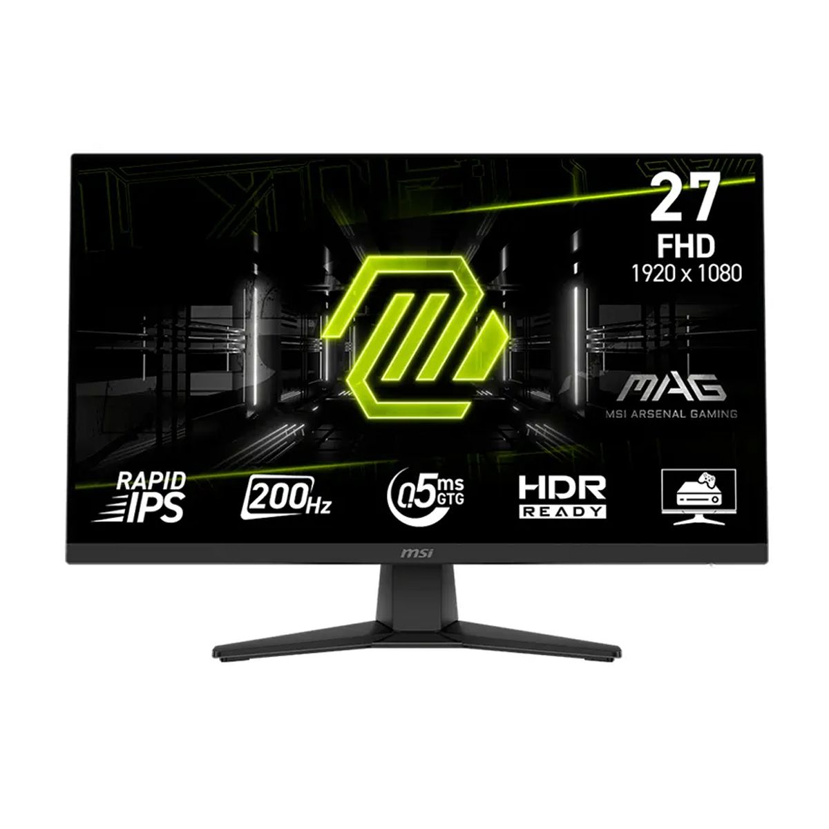 MSI - Monitor Msi Mag 272f 27 Fhd 200hz 0.5ms Ips Fresync Premium