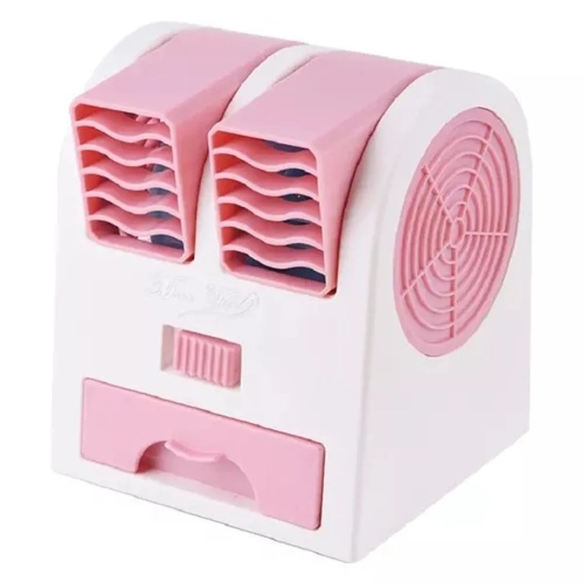 OEM - Mini Ventilador Usb Portatil Aire Acondicionado - Rosado
