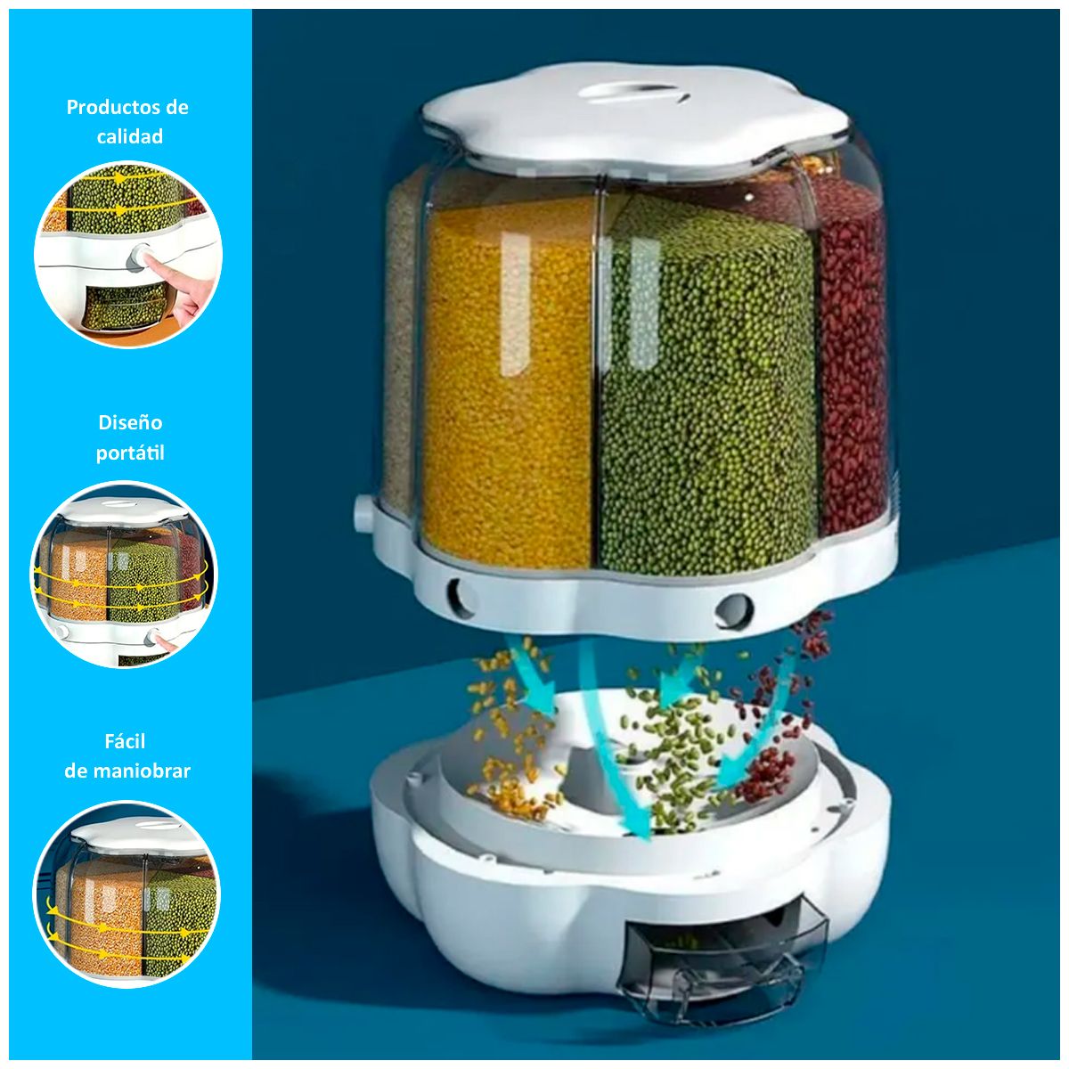 GENERICO - Cubo Dispensador de Arroz