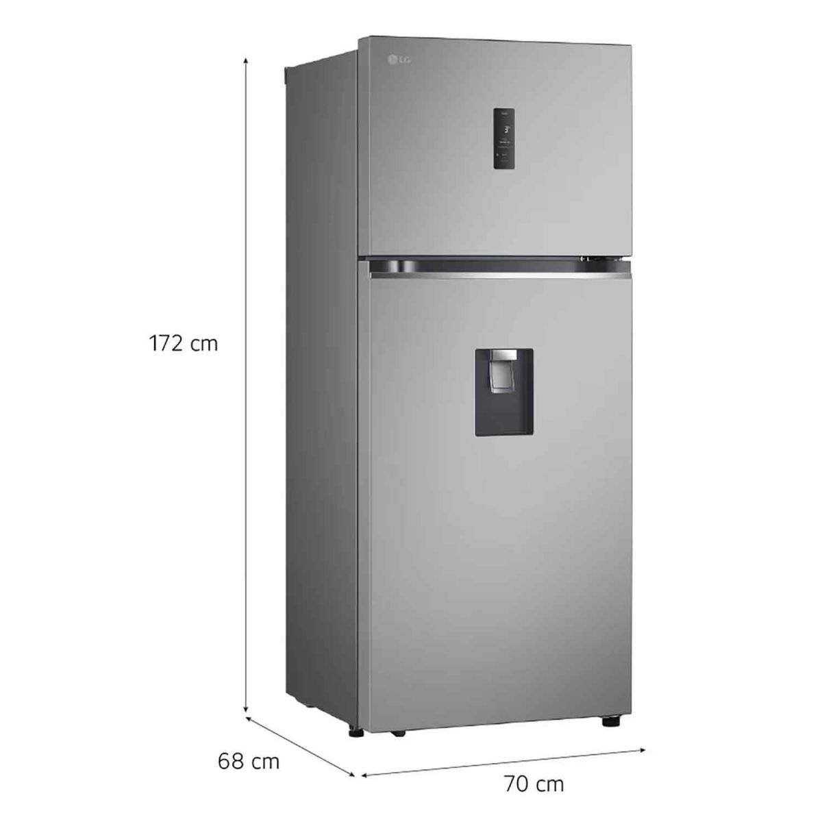 LG - Refrigeradora LG Top Freezer VT38SPYC Door Cooling+ 374L