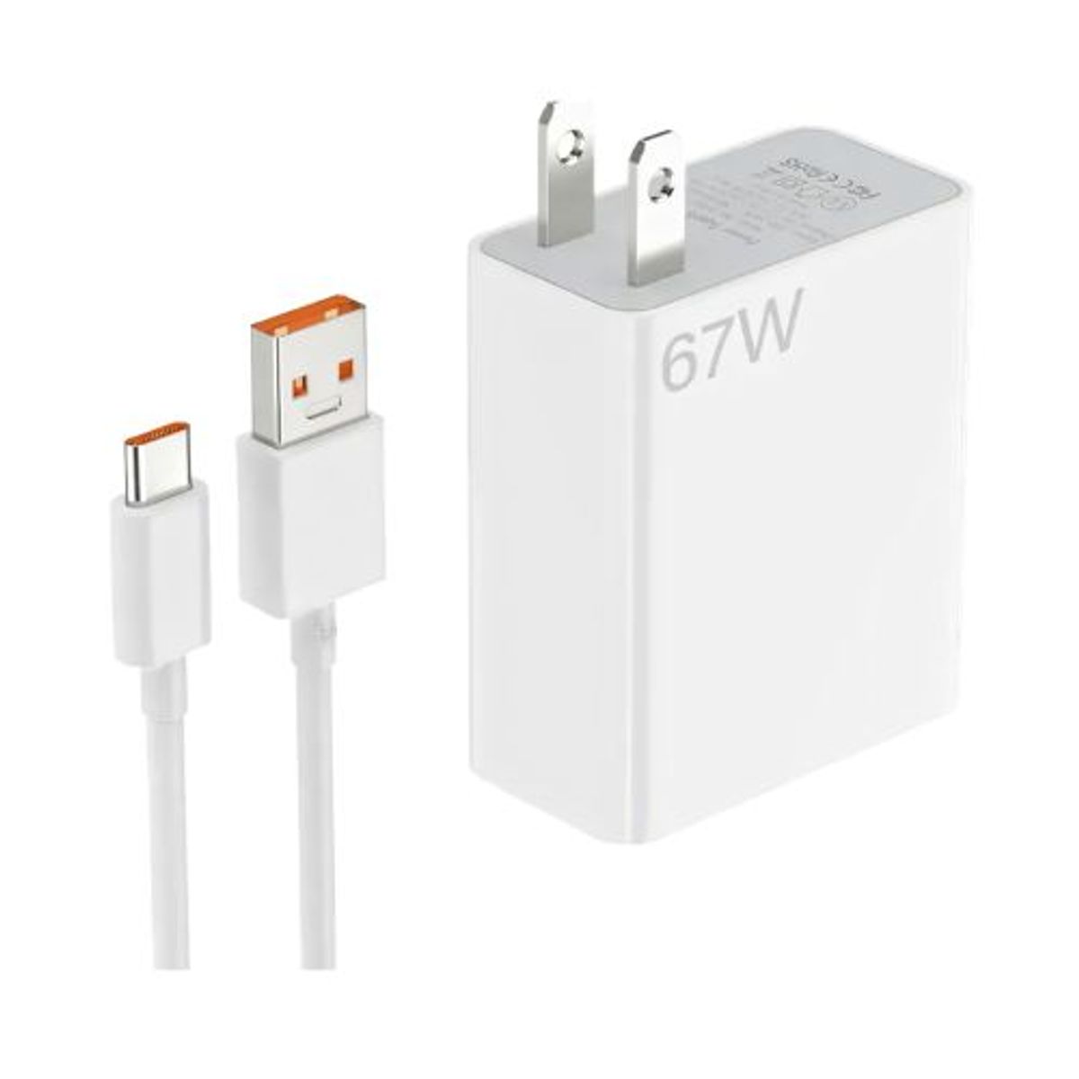 TRANYOO - CARGADOR SUPER RAPIDO 67W TIPO C BLANCO
