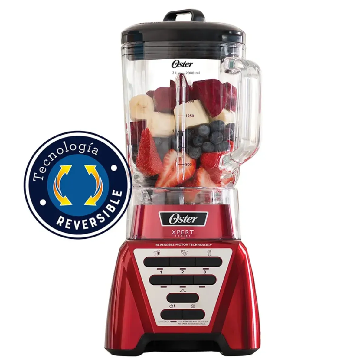 OSTER - Licuadora Oster Xpert Series 2L Roja BLST3A-R2G-053