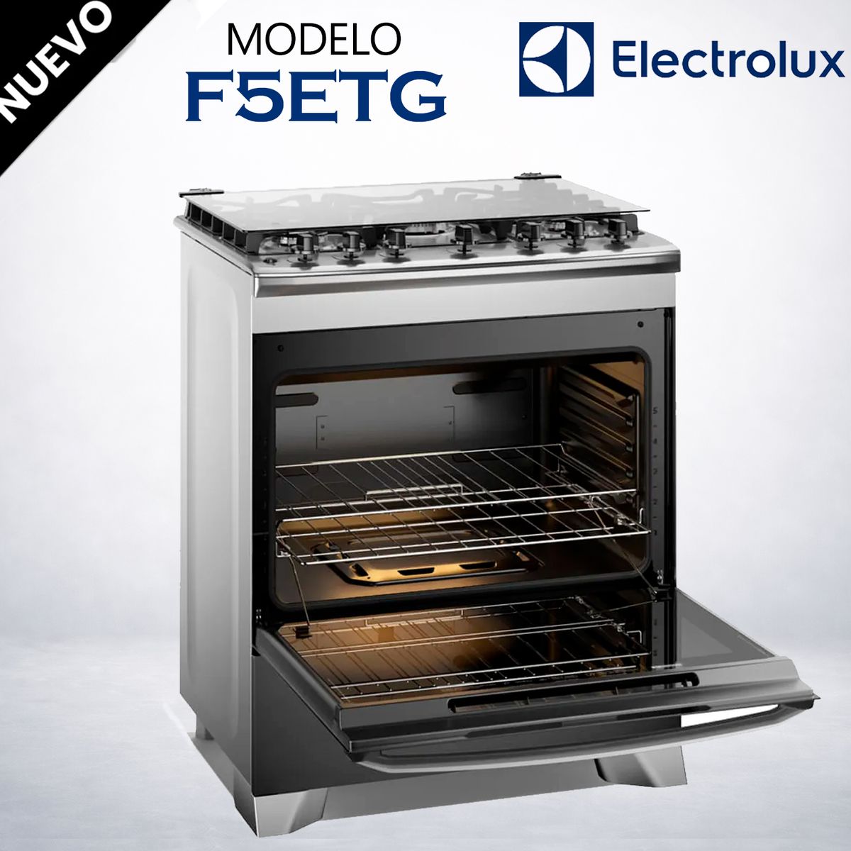 ELECTROLUX - Cocina Electrolux 5 Quemadores 76 cm F5ETG