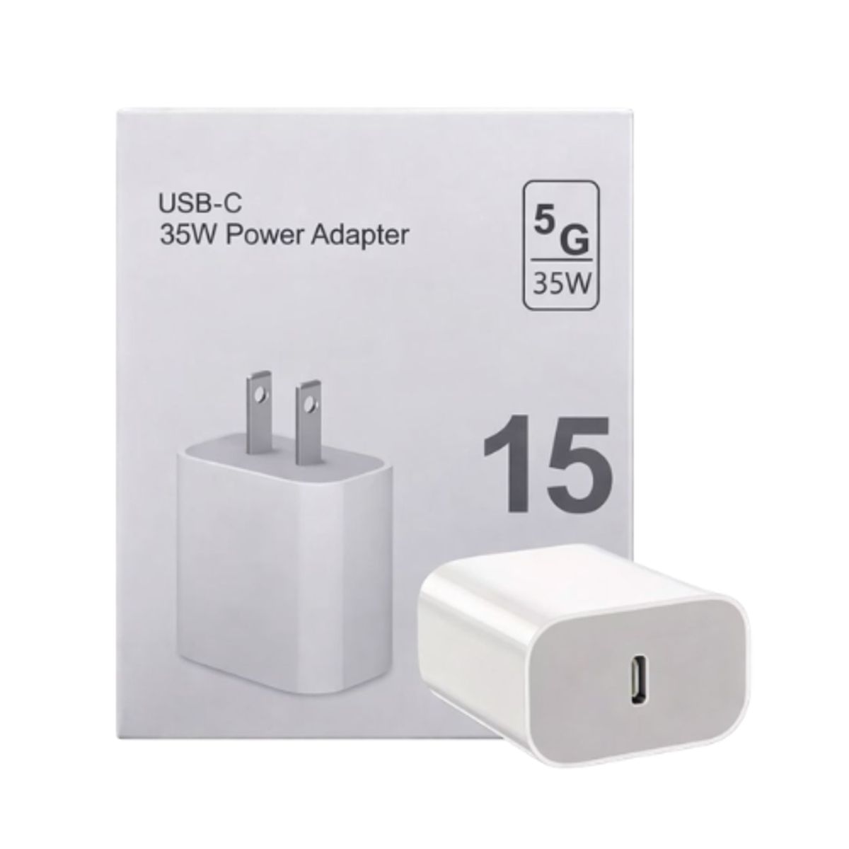 GENERICO - CARGADOR PARA IPHONE CUBO 35W USB-C