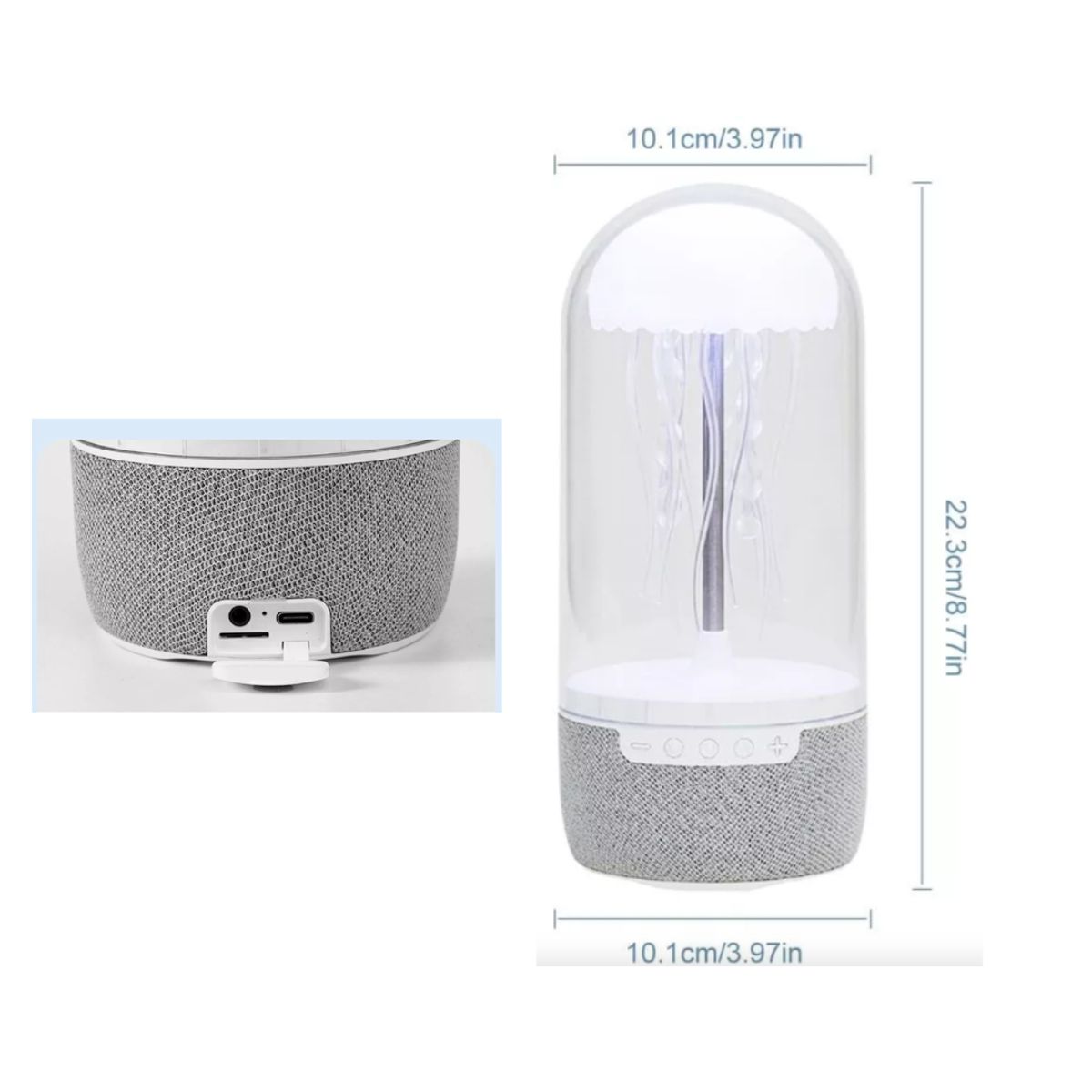 GENERICO - PARLANTE DE MEDUSA CON TENTÁCULOS EN MOVIMIENTO