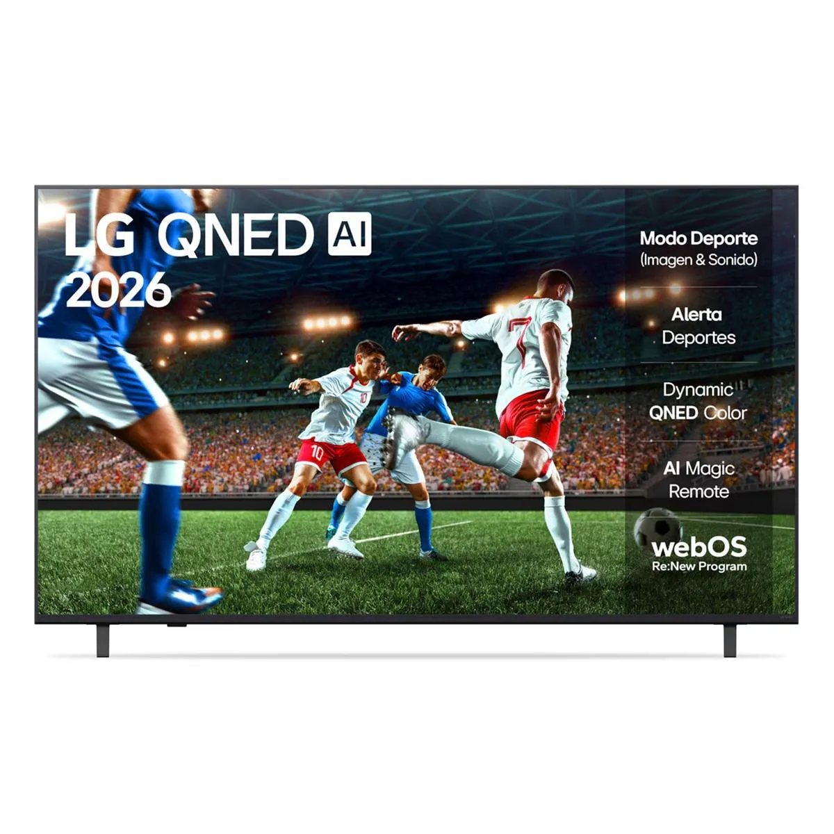 LG - TELEVISOR LG QNED 55” 4K UHD SMART TV CON AI 55QNED73ASA 2026