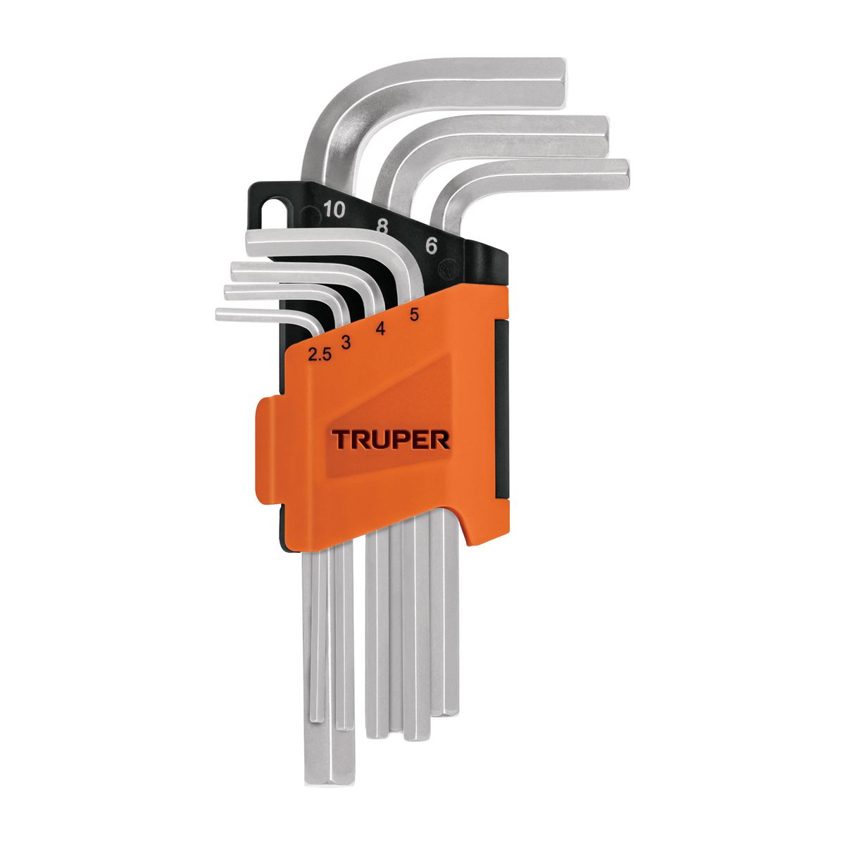 TRUPER - Juego de 7 llaves hexagonales mm, con organizador, TRUPER 15530