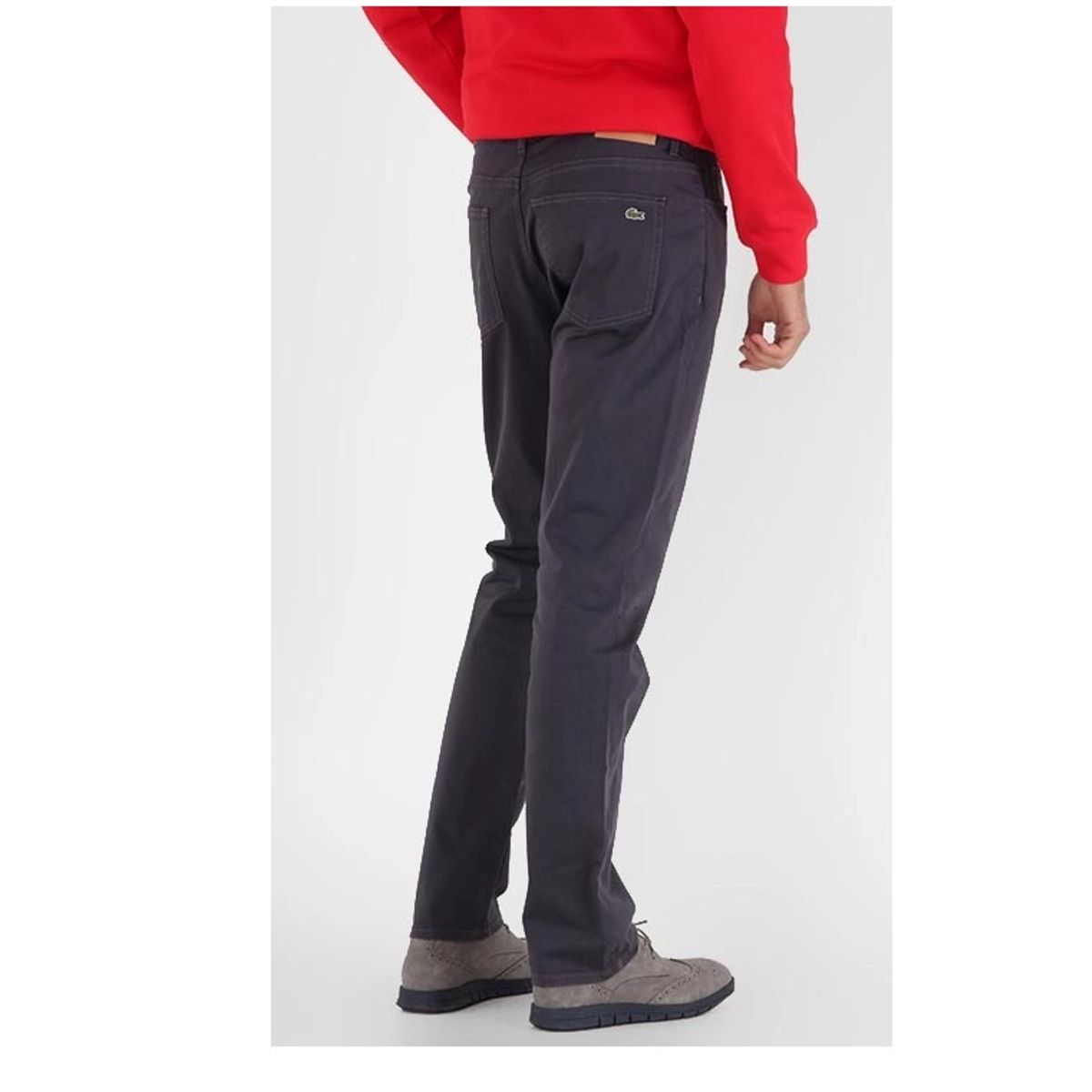 LACD - PANTALON LACOSTE SLIM FIT HH2343 PLOMO OSCURO