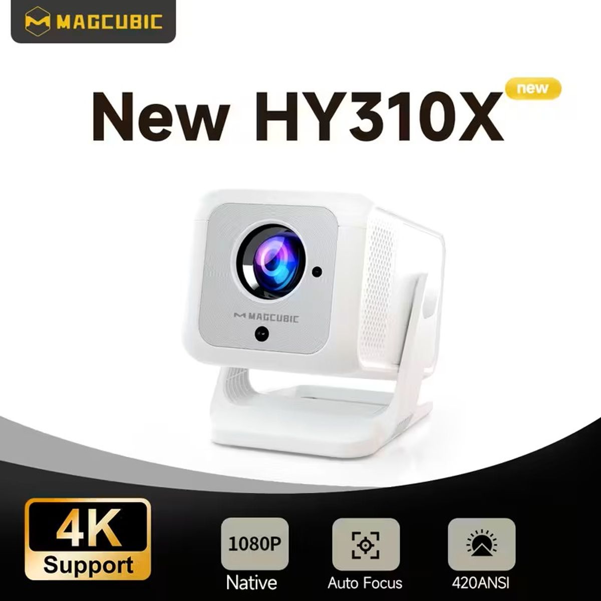 OEM - Proyector Hy300 X Magcubic 4K 420Ansi Smart AutoFocus Android14 2026