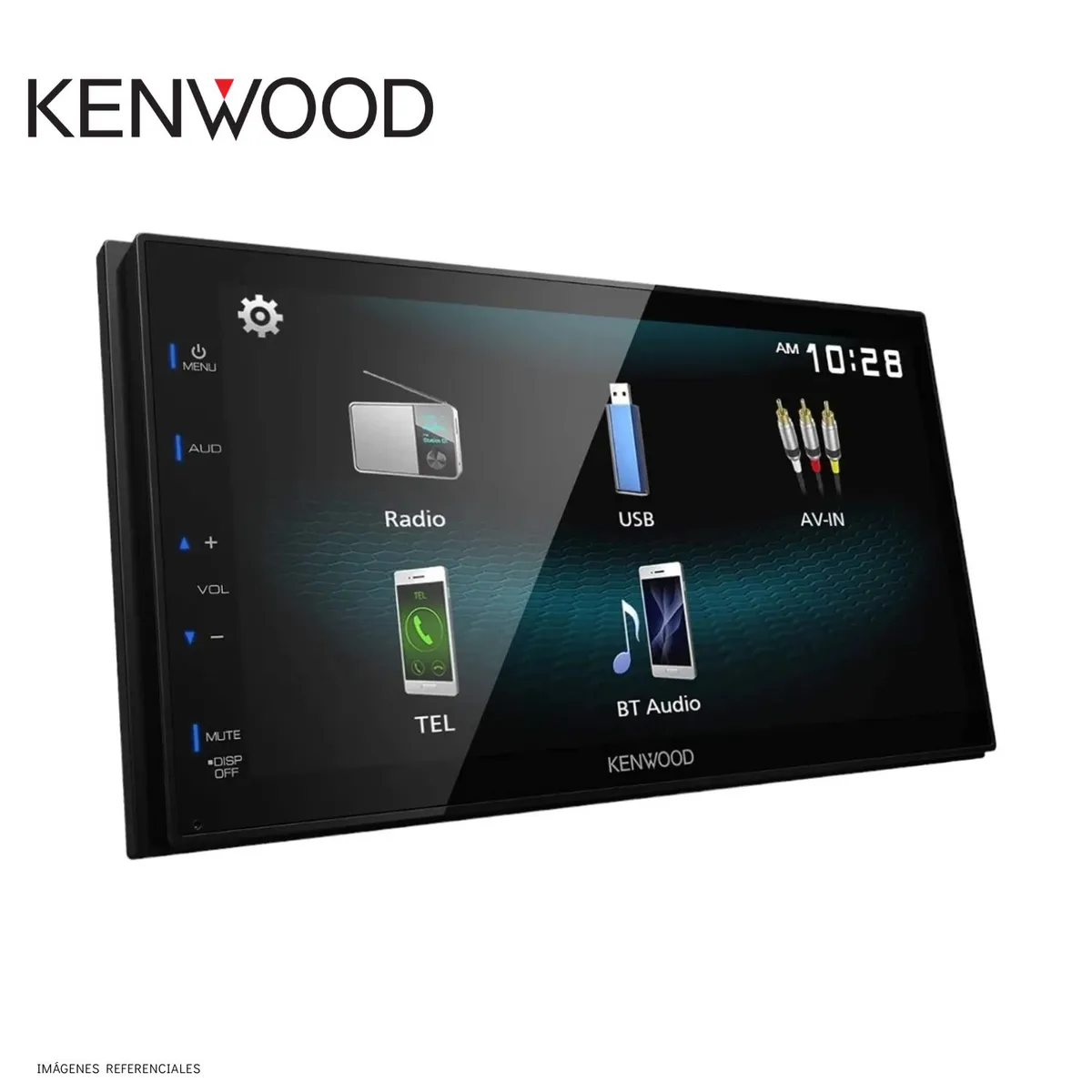 KENWOOD - Autoradio Kenwood con Pantalla Táctil de 6.8” DMX-125BT