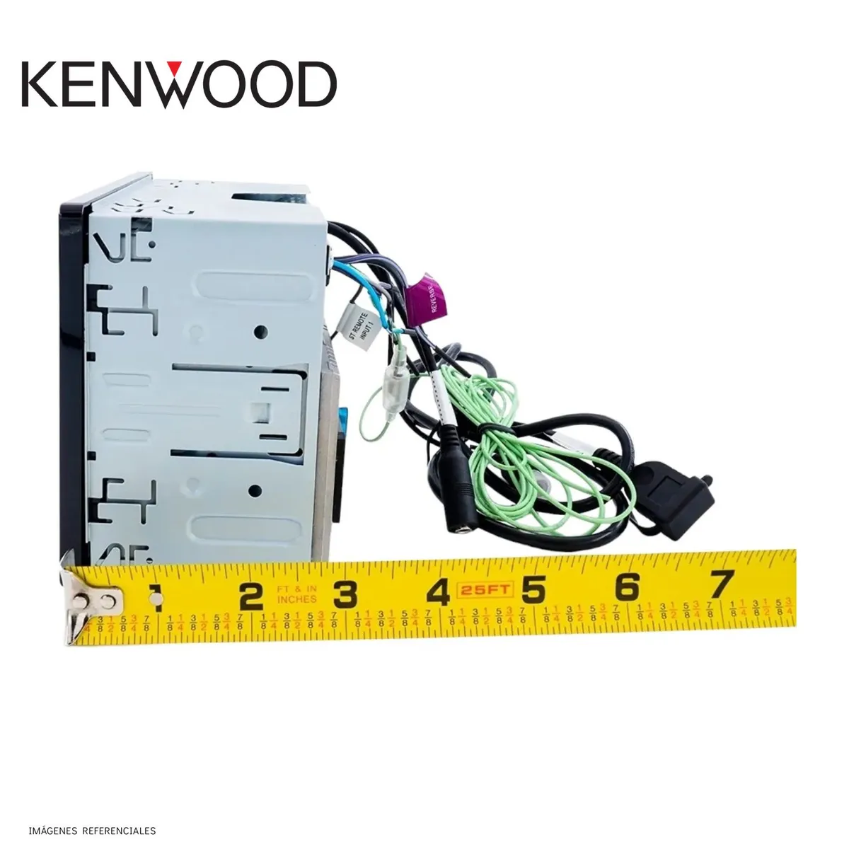 KENWOOD - Autoradio Kenwood con Pantalla Táctil de 6.8” DMX-125BT