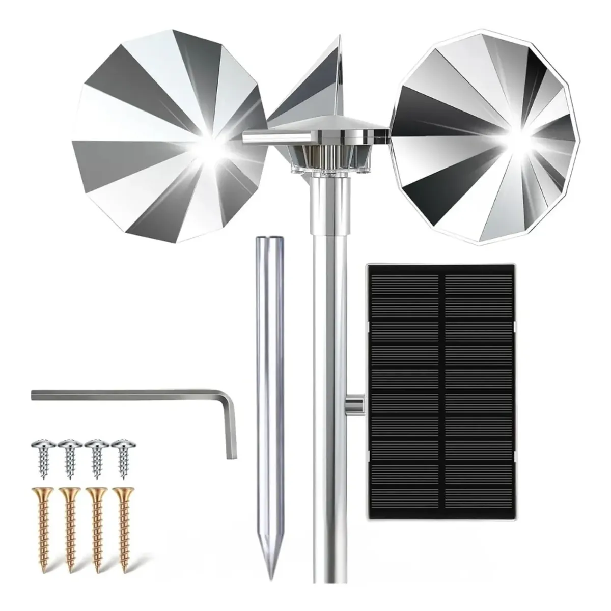 Ahuyentador de Aves Solar Reflectante para Techos Jardines y Balcones, marca OEM - Foto 2