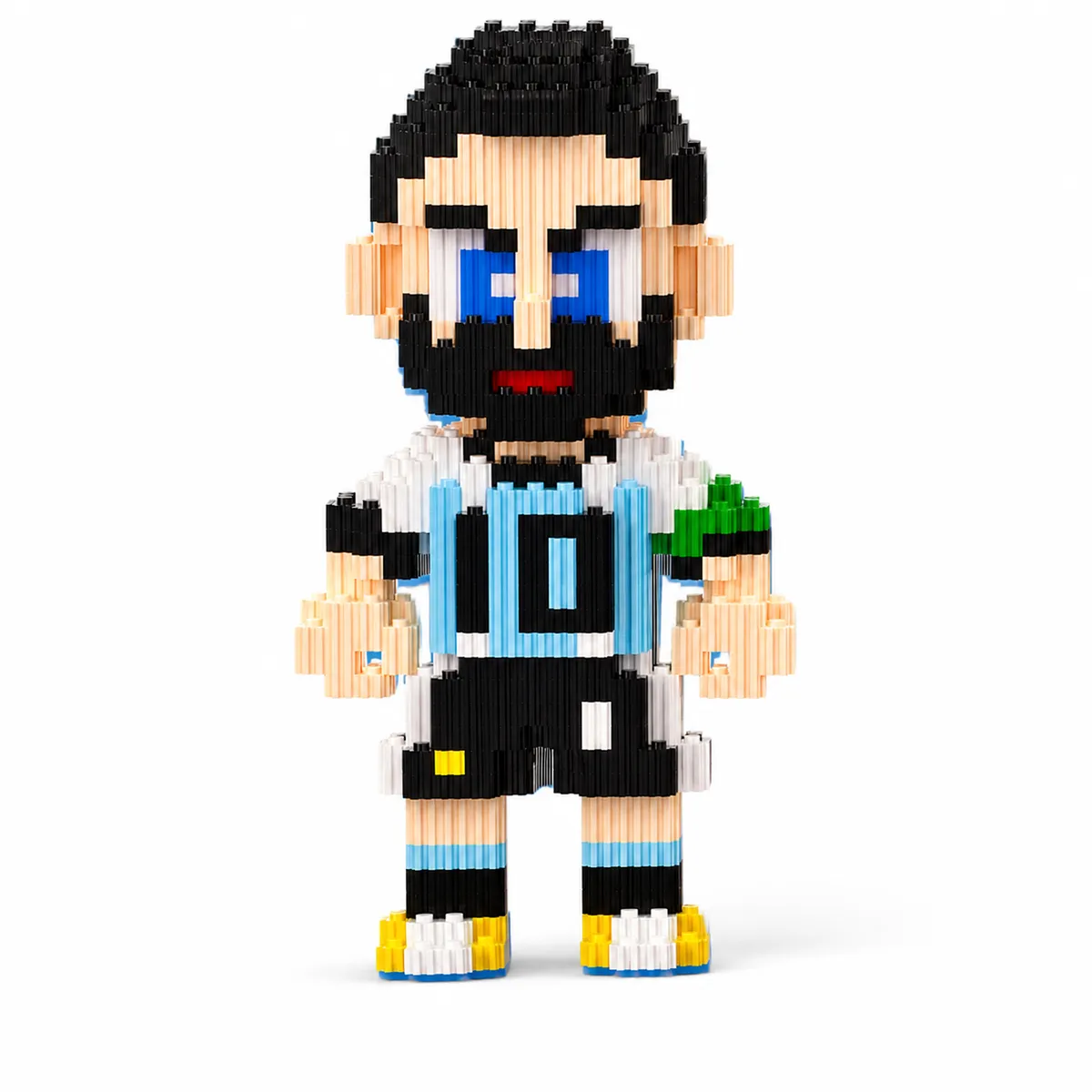 GENERICO - Figura de Colección de Bloques Armables -  LIONEL MESSI - Bloque de Construcción  1529 Piezas – Tamaño XL -  20 CM