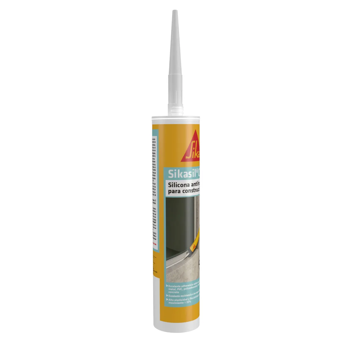 SIKA - Silicona neutra para Construcción Sikasil® C 280ml transparente