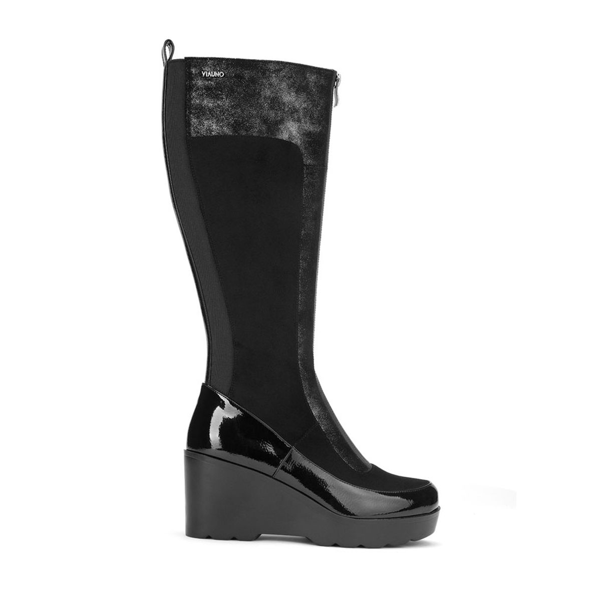 VIA UNO - Bota Via Uno Df2201-F2867 Black - Mujer