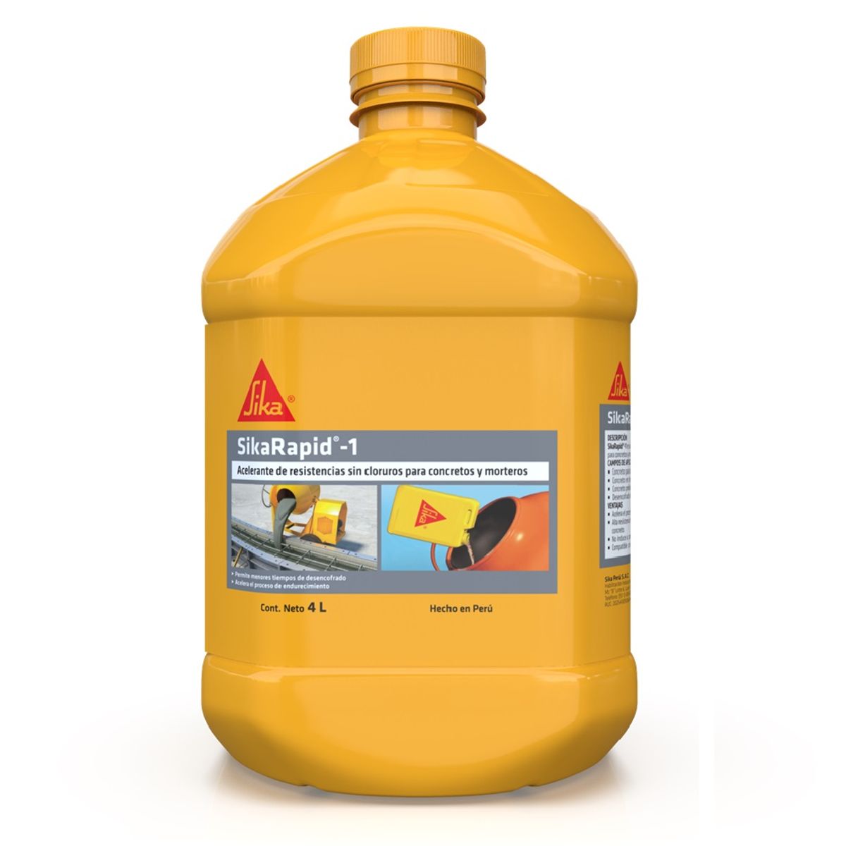 SIKA - Acelerante de Resistencias Iniciales SikaRapid®-1 4L