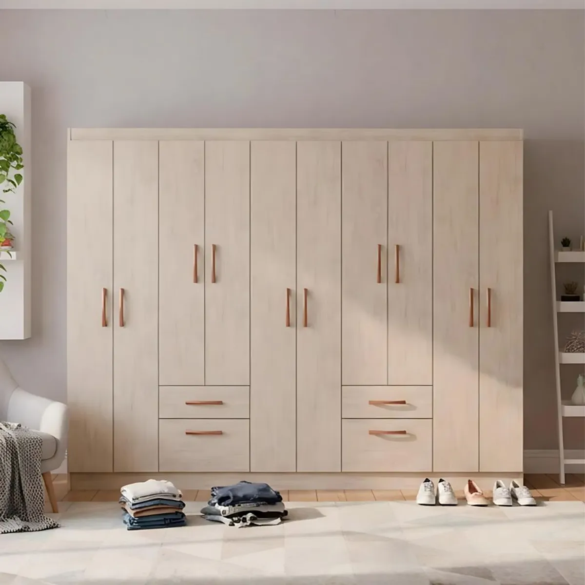 Ropero Akai 10 puertas Beige - Masiva Home, marca MASIVA HOME - Foto 2